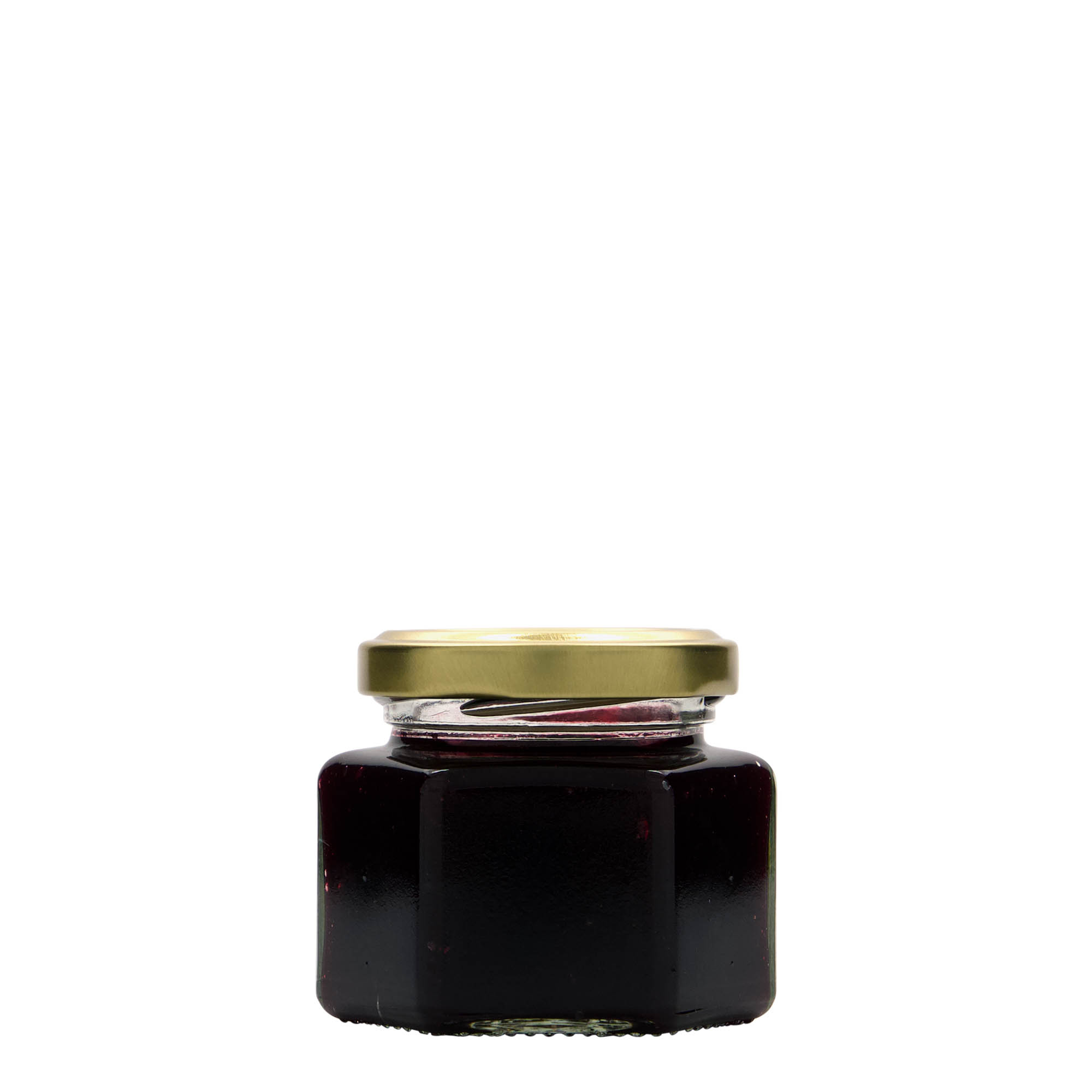 106 ml hexagonal glass, opening: twist-off (TO 53)