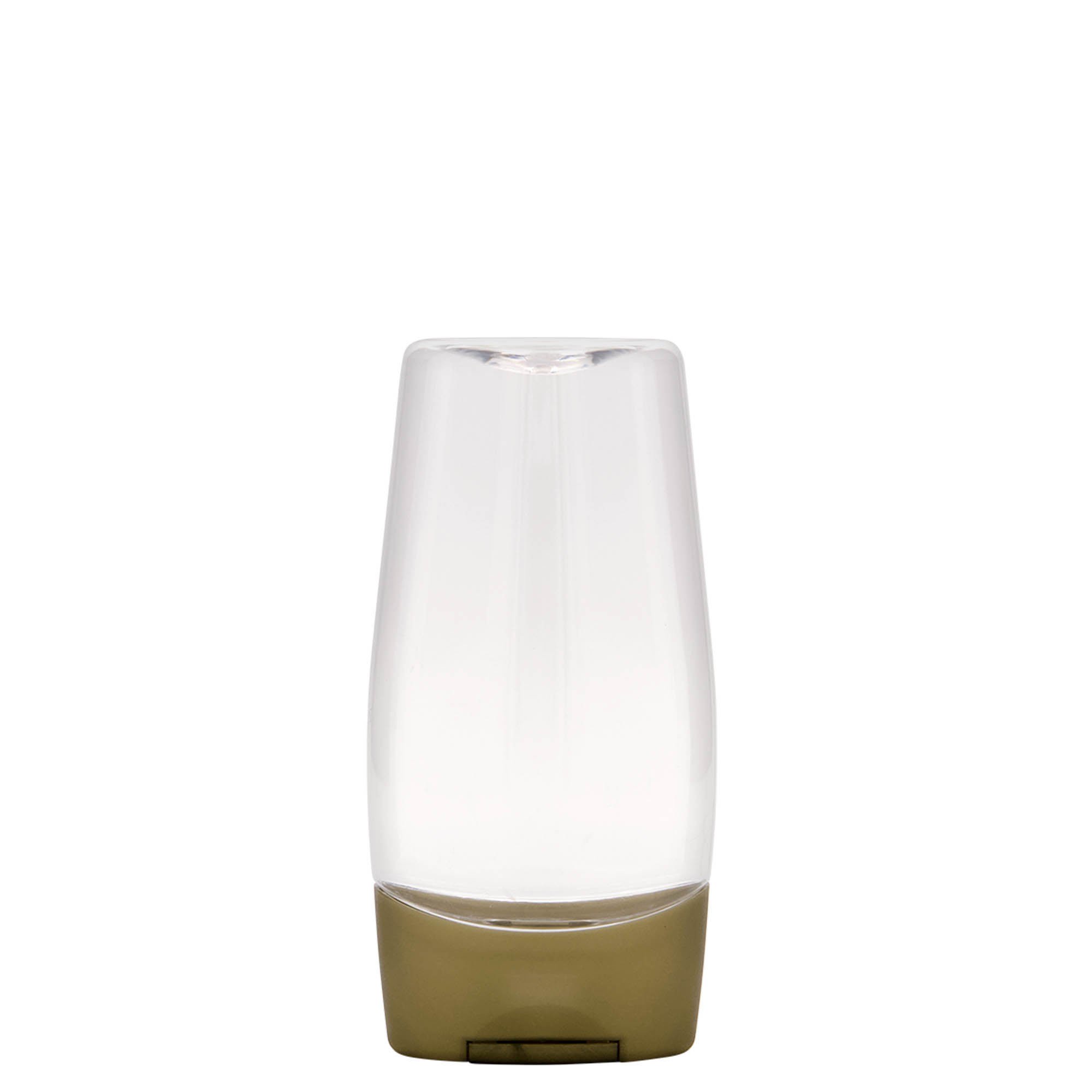 200 ml PET bottle ‘Squeeze’, oval, plastic