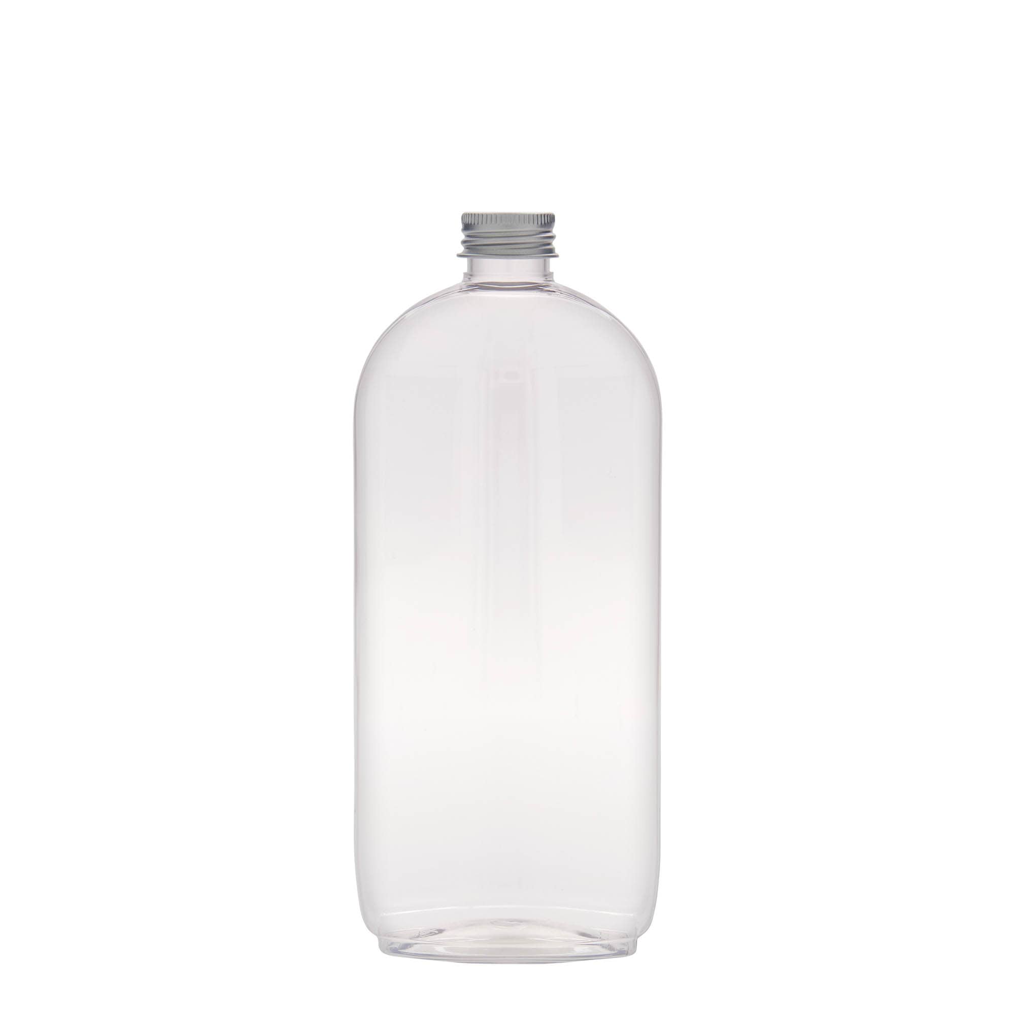 500 ml PET bottle ‘Iris’, oval, plastic, neck: 24/410