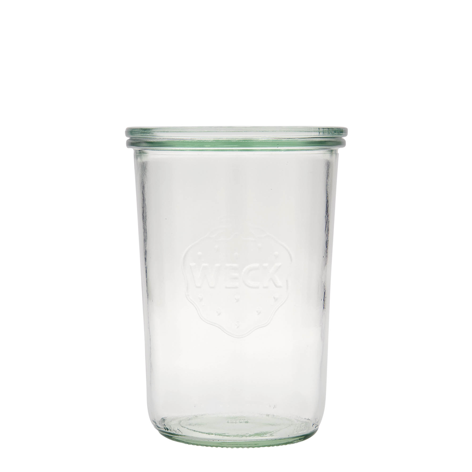 850 ml WECK inverted glass jar, opening: round rim
