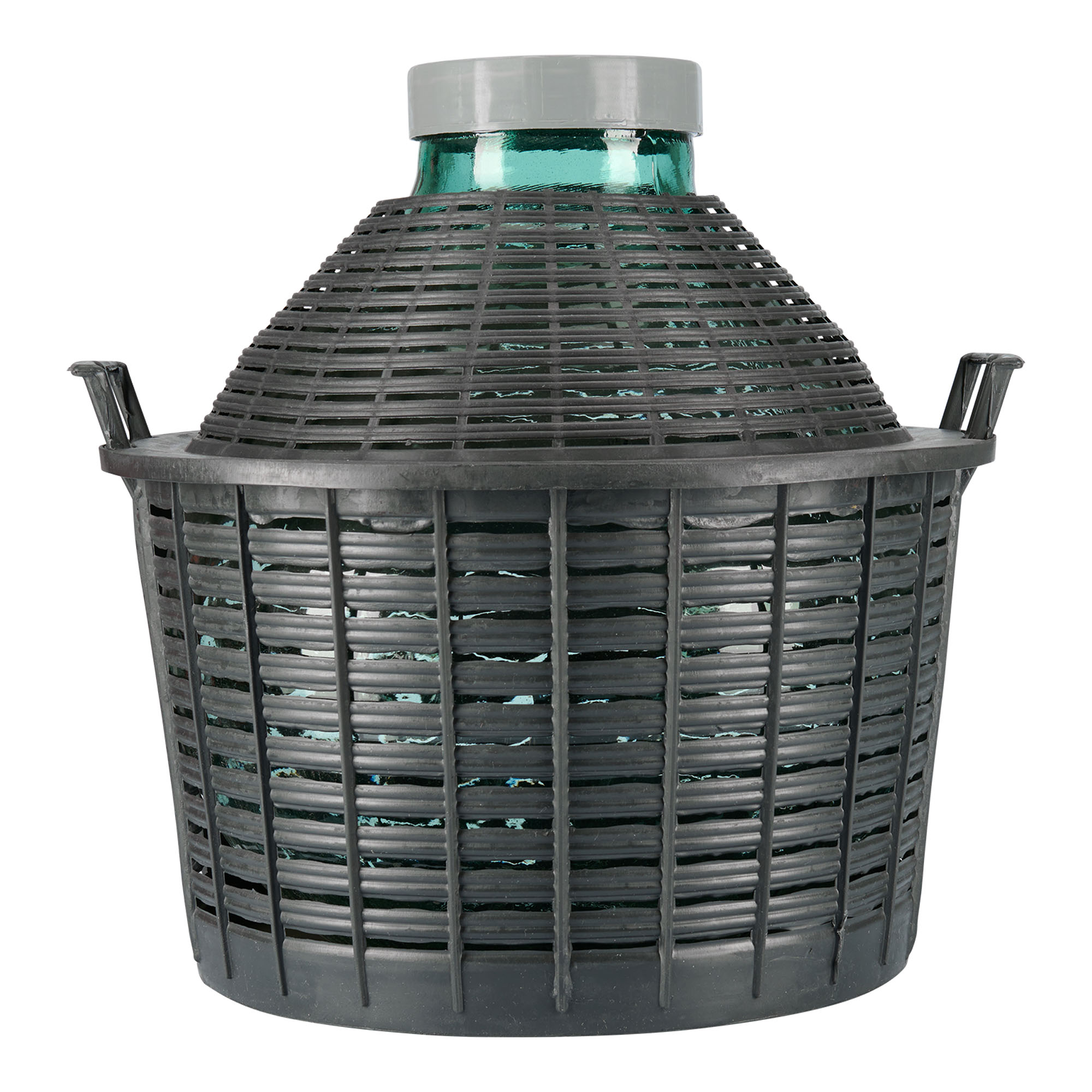 25 l wide-neck balloon bottle, glass, opening: screw cap