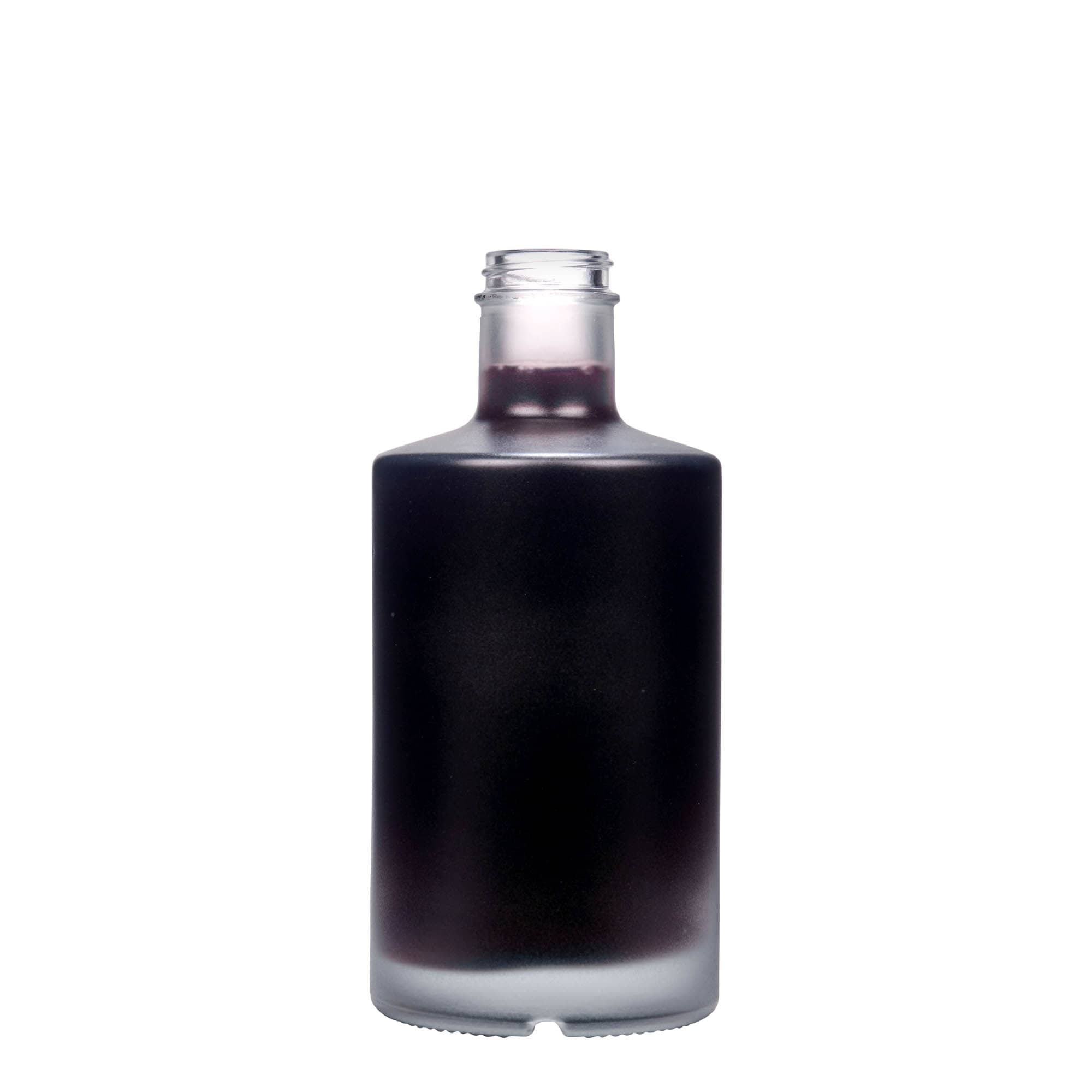 500 ml glass bottle ‘Caroline’, frosted, opening: GPI 33