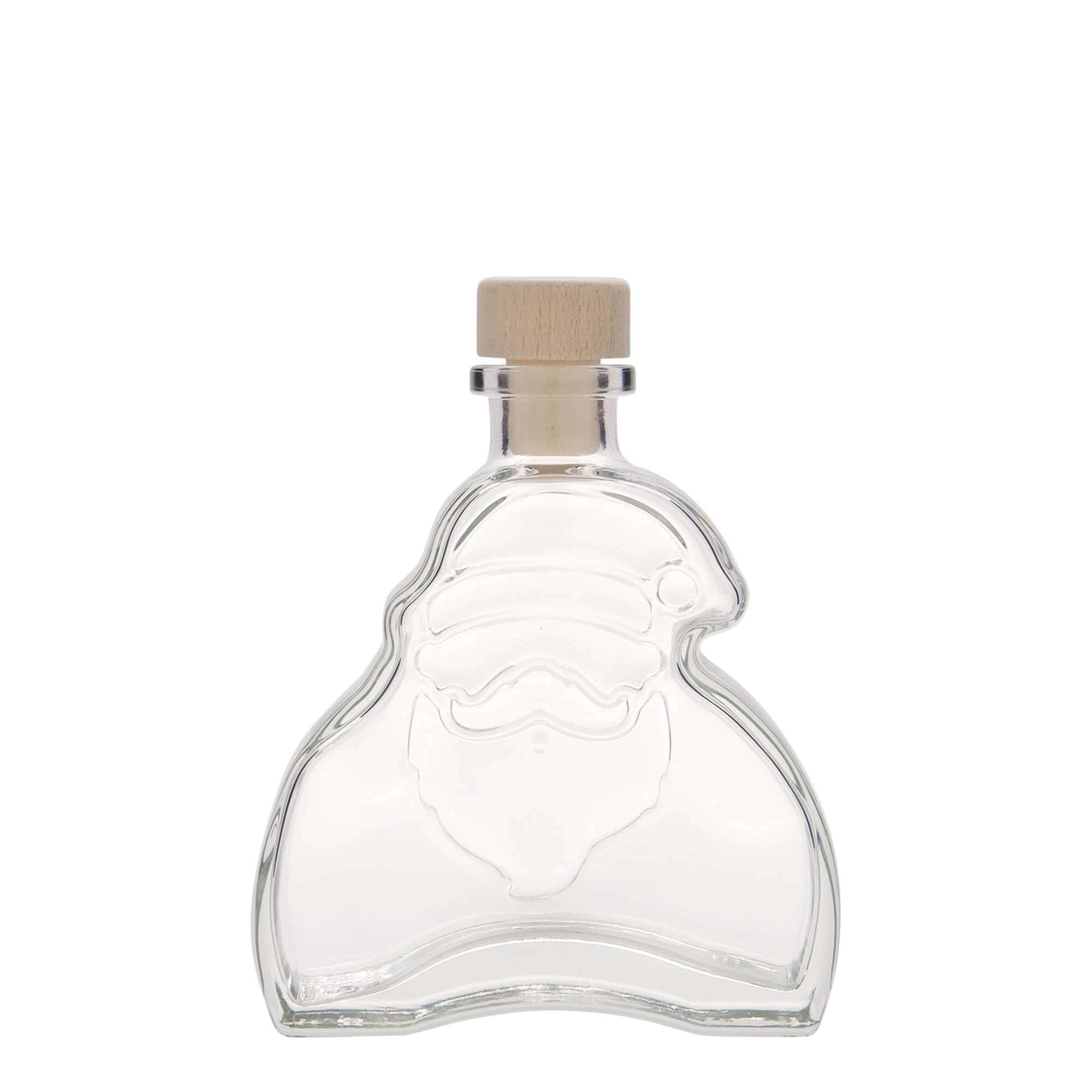 200 ml glass bottle ‘Santa Claus’, opening: cork