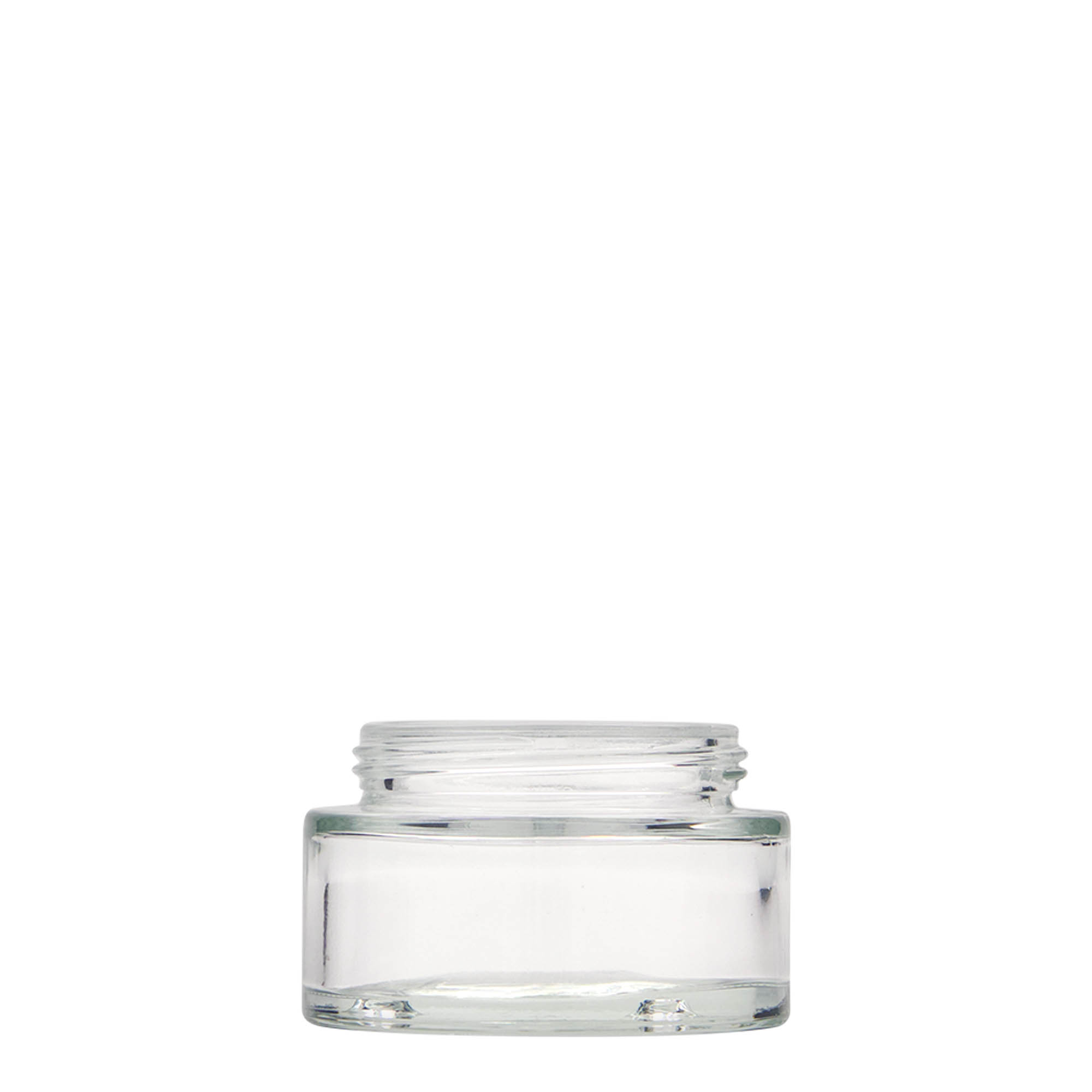 50 ml cosmetic jar 'Clear Edition', glass, closure: screw cap 50 ml cosmetic jar 'Clear Edition', glass, closure: screw cap