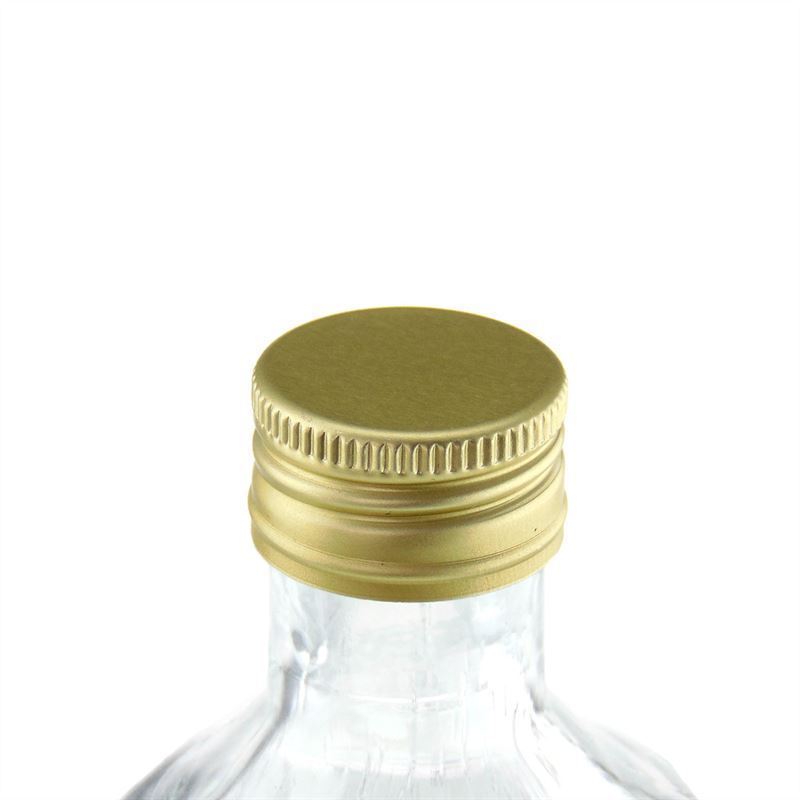 Screw cap, metal, gold, for opening: PP 24 Screw cap, metal, gold, for opening: PP 24