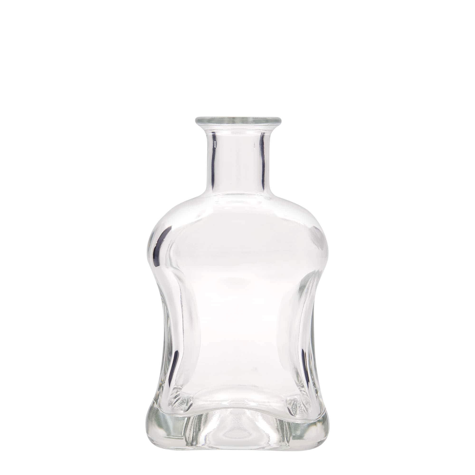 500 ml glass bottle ‘Dublin’, square, opening: cork