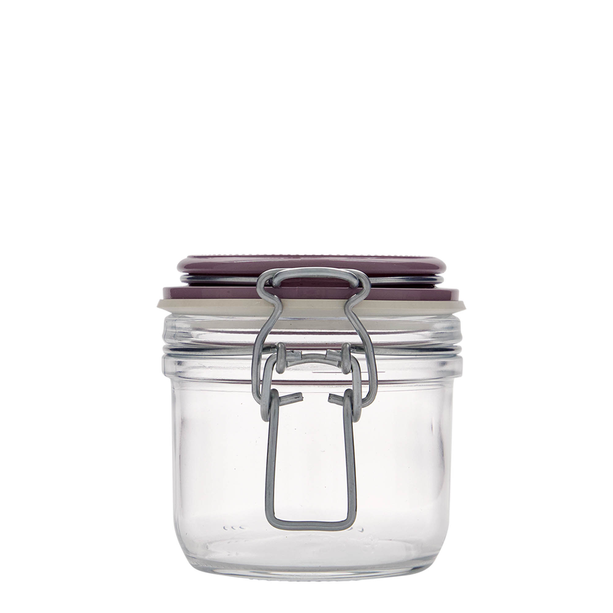200 ml wire bail jar 'Fido', violet, opening: wire bail closure