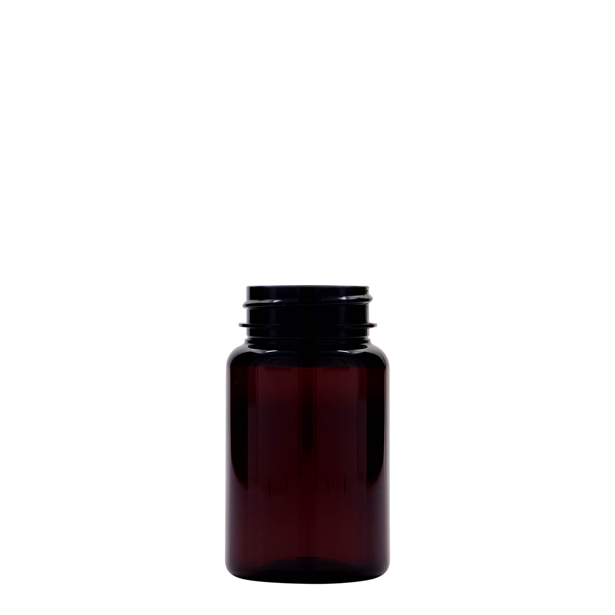 75 ml PET bottle, plastic, brown, opening: 38/400 75 ml PET bottle, plastic, brown, opening: 38/400