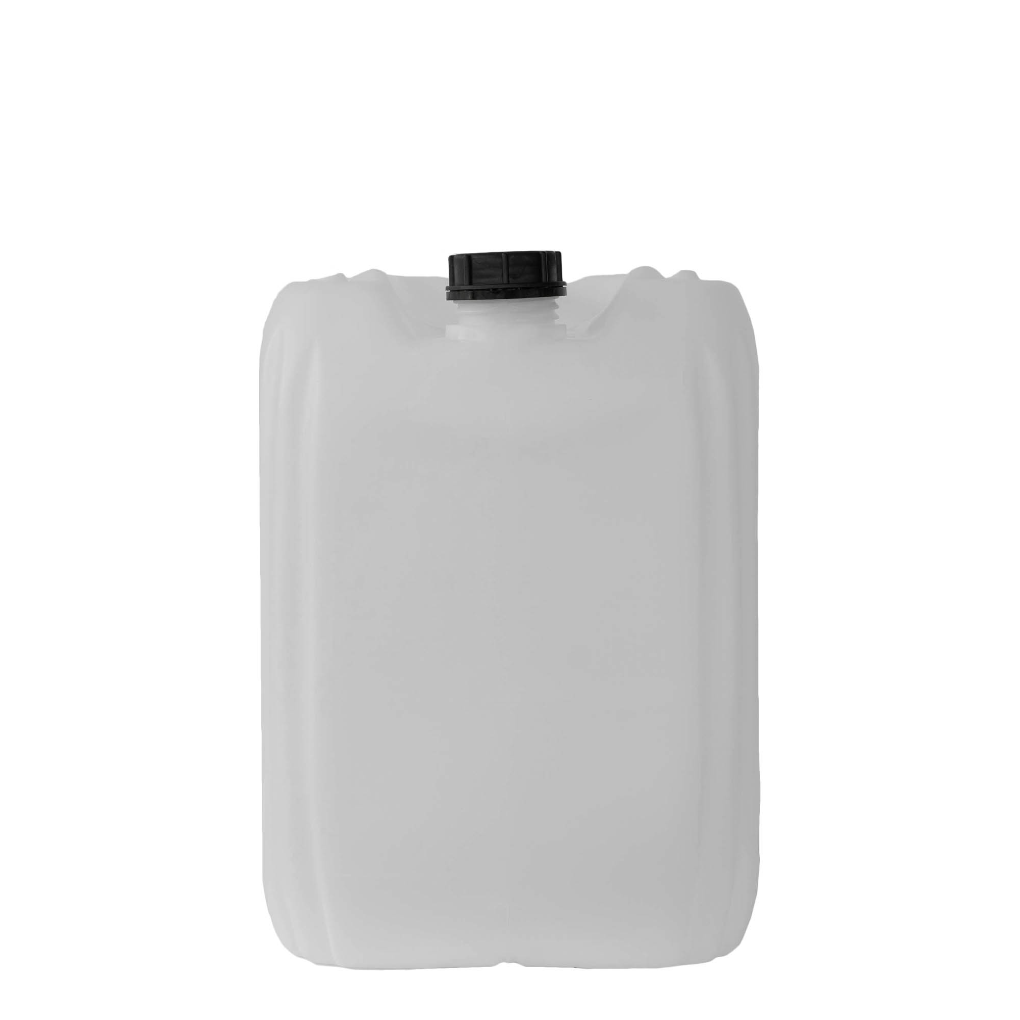 30 l canister, rectangular, HDPE plastic, natural, opening: ND 60