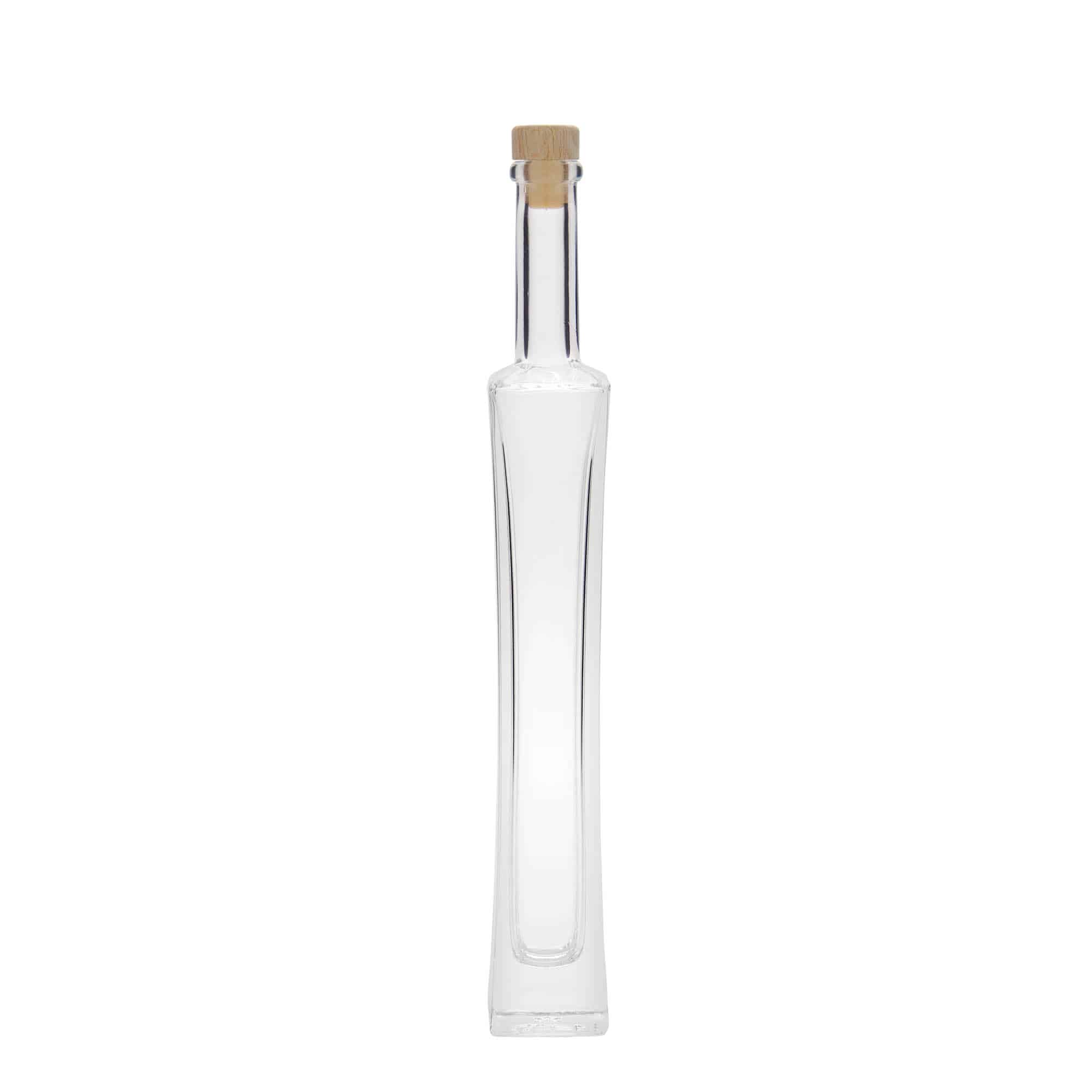 100 ml glass bottle ‘Koko’, square, opening: cork
