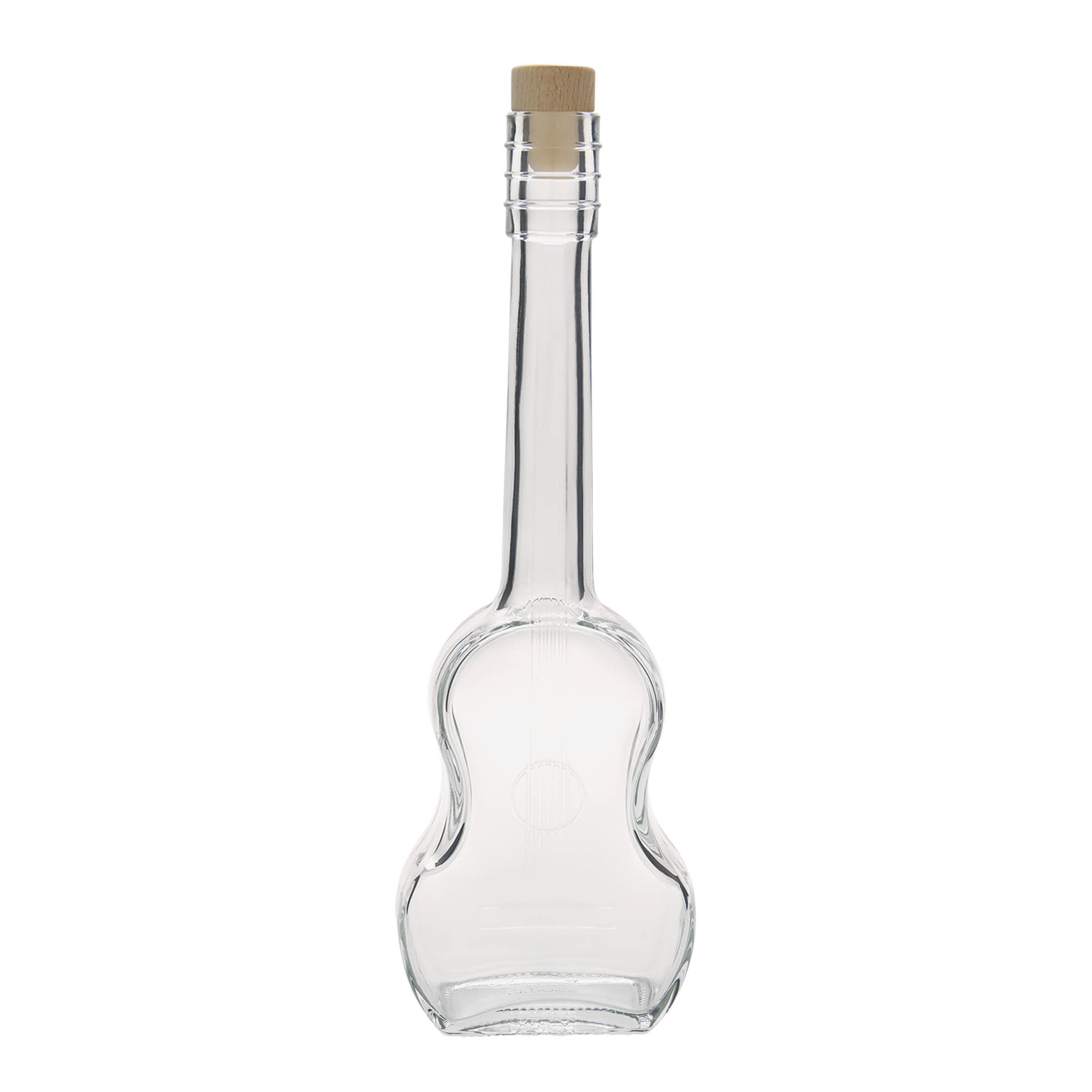 500 ml glass bottle 'Guitar', opening: cork 500 ml glass bottle 'Guitar', opening: cork