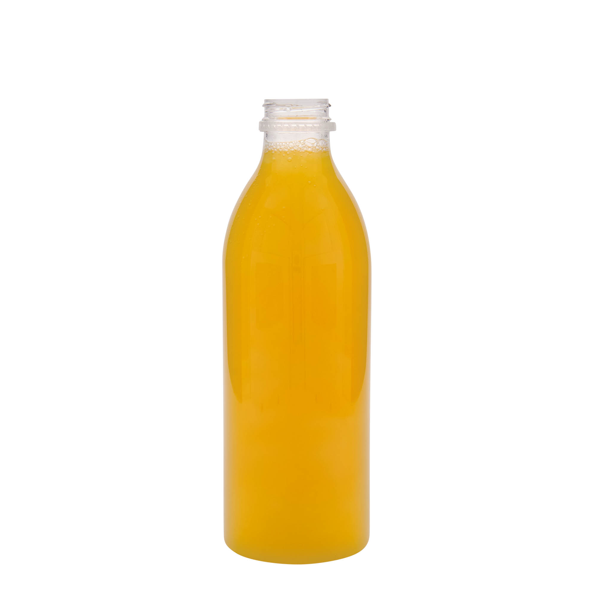 1,000 ml PET bottle standard, plastic, opening: 38 mm