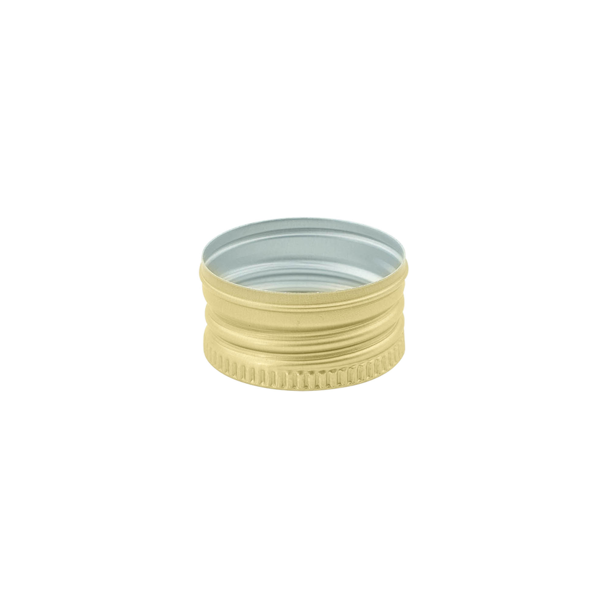 Screw cap, metal, gold, for opening: PP 31.5 Screw cap, metal, gold, for opening: PP 31.5