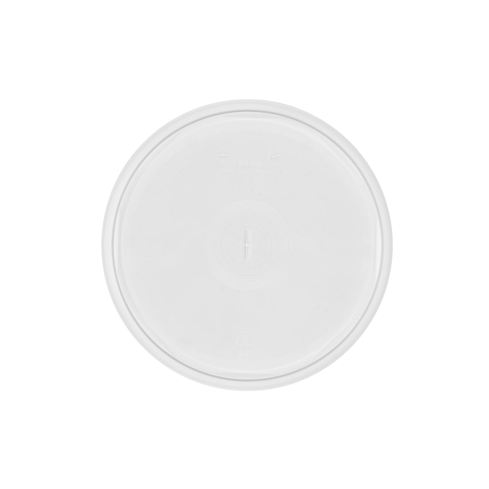 Lid for 2.5 l bucket, PP plastic, white