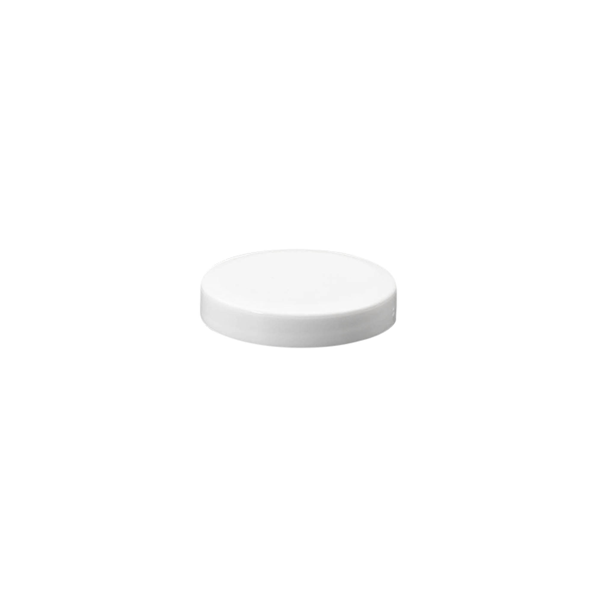 Screw cap 'White Line' 6ml, PP plastic, white