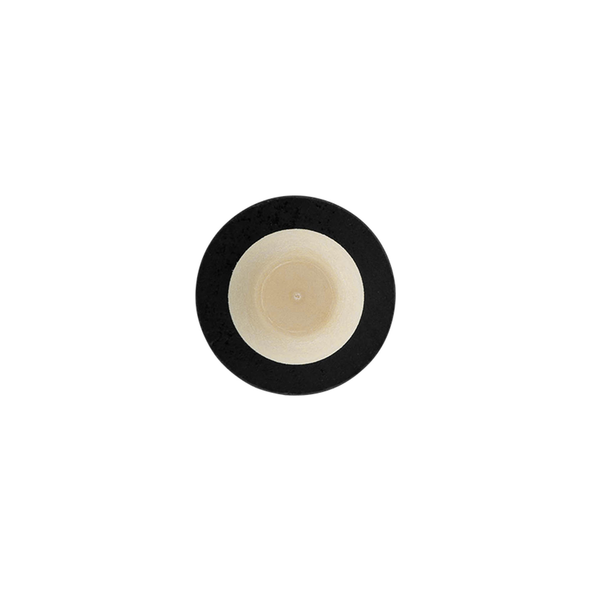 19 mm mushroom cork, wood/plastic, black, for opening: cork 19 mm mushroom cork, wood/plastic, black, for opening: cork