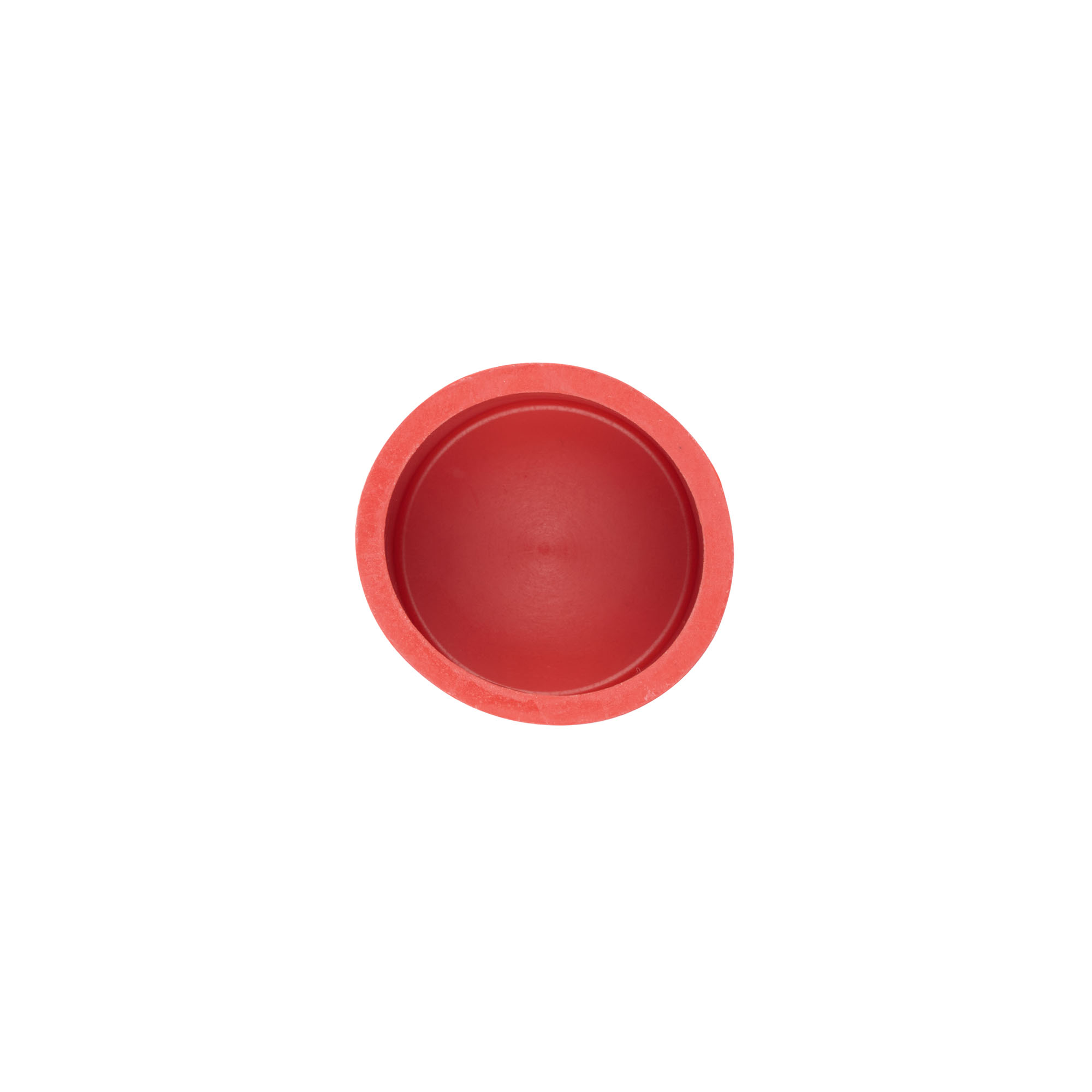 Bridge cap type 2, rubber, red