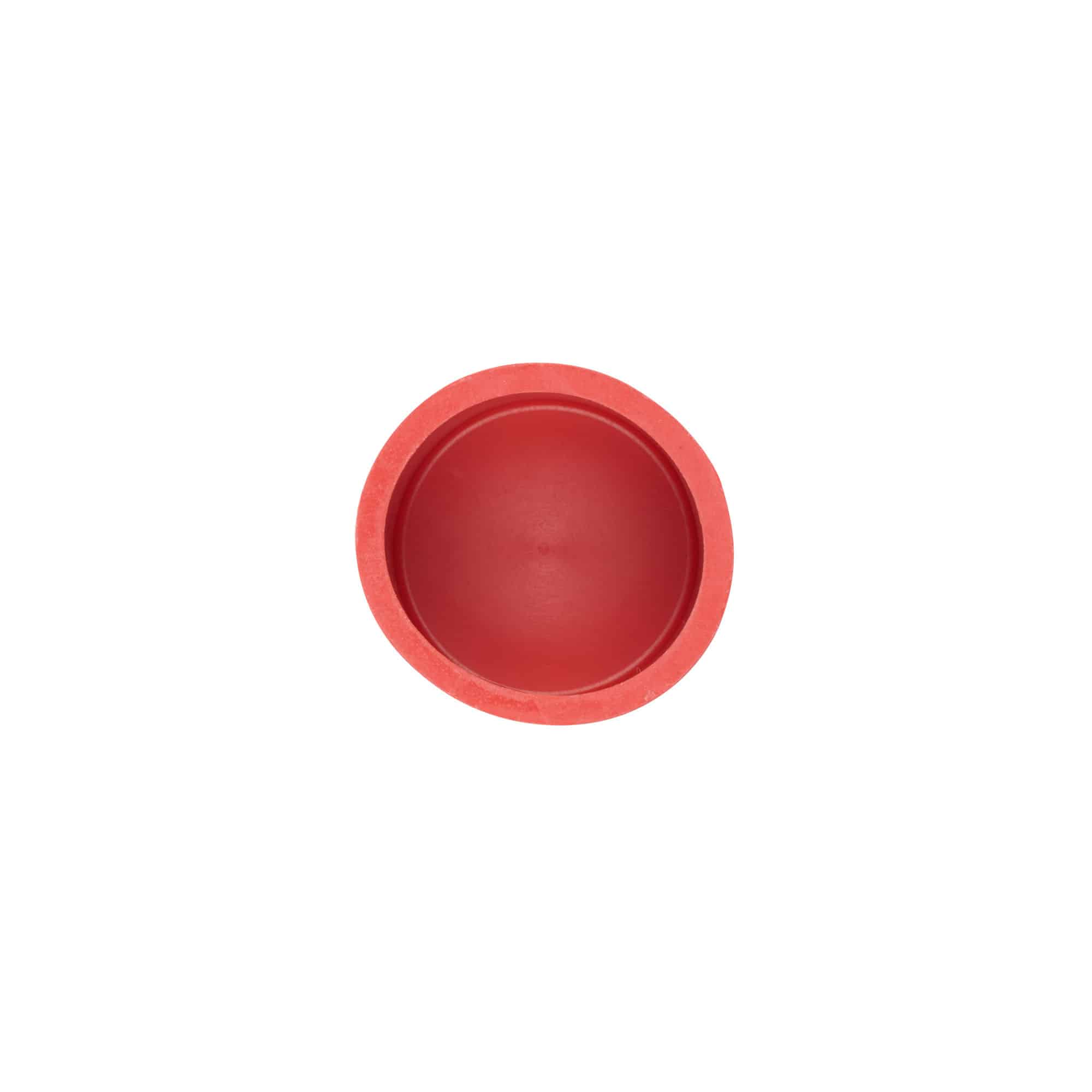 Bridge cap type 2, rubber, red