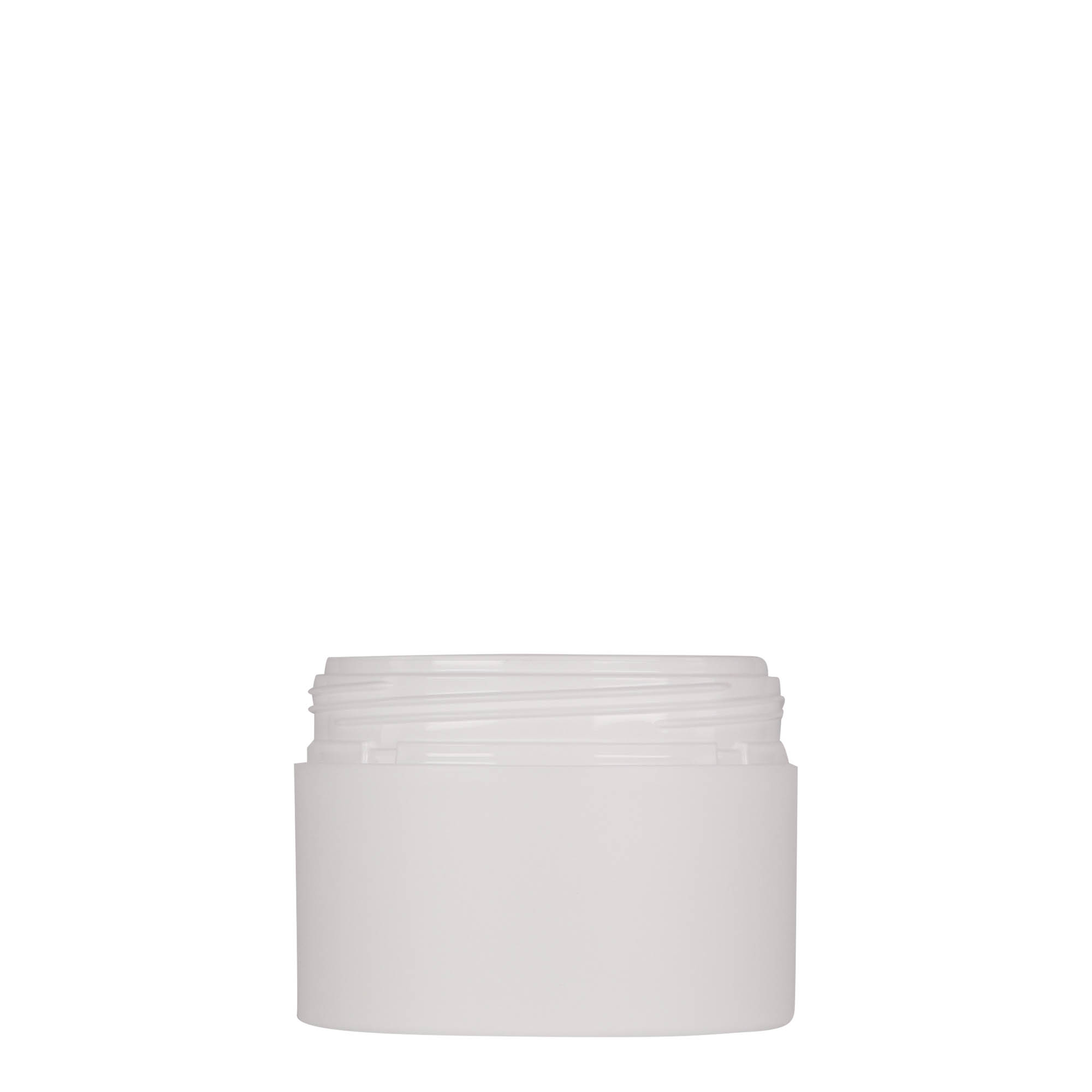 100 ml plastic jar 'Antonella', PP, white, opening: screw cap