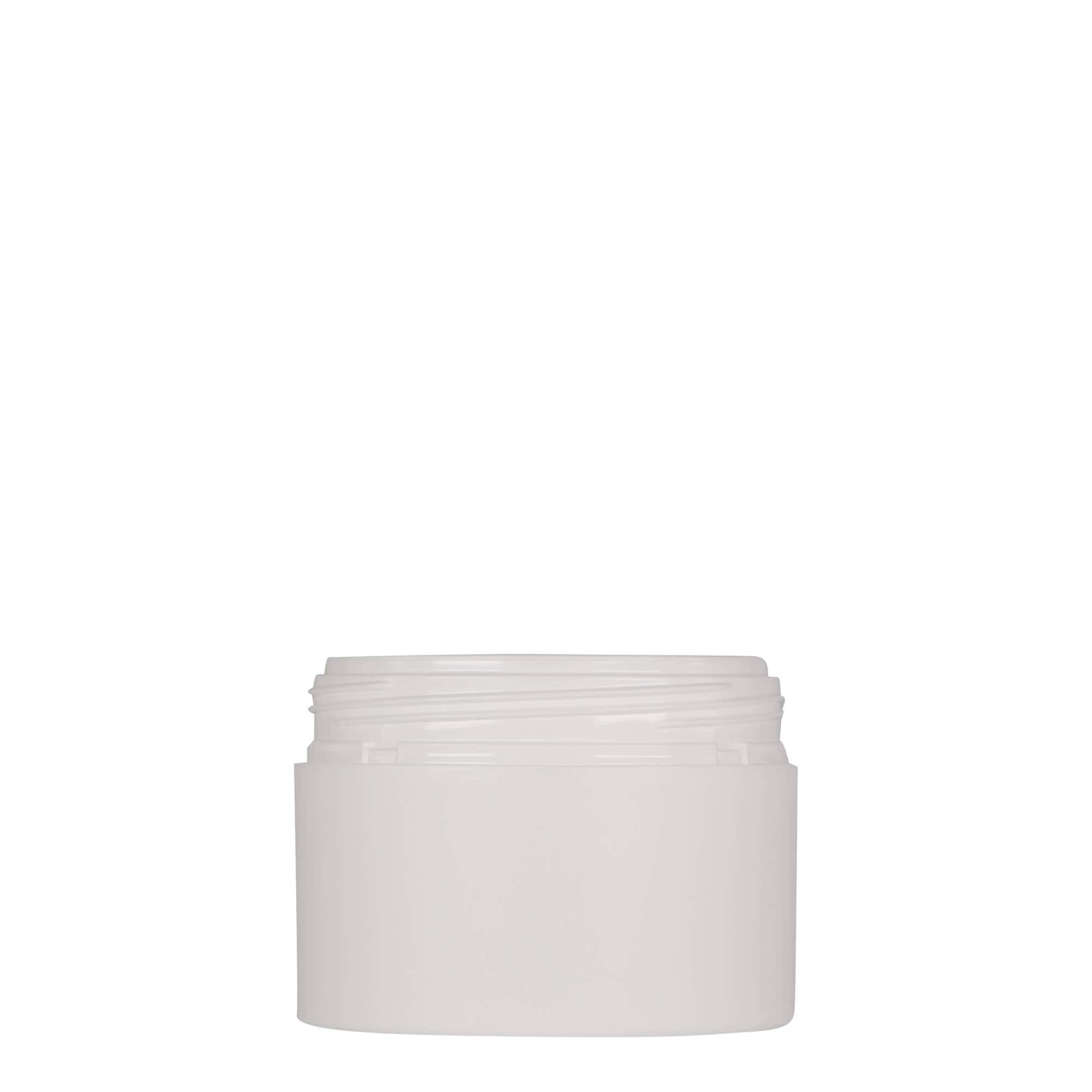 100 ml plastic jar ‘Antonella’, PP, white, opening: screw cap