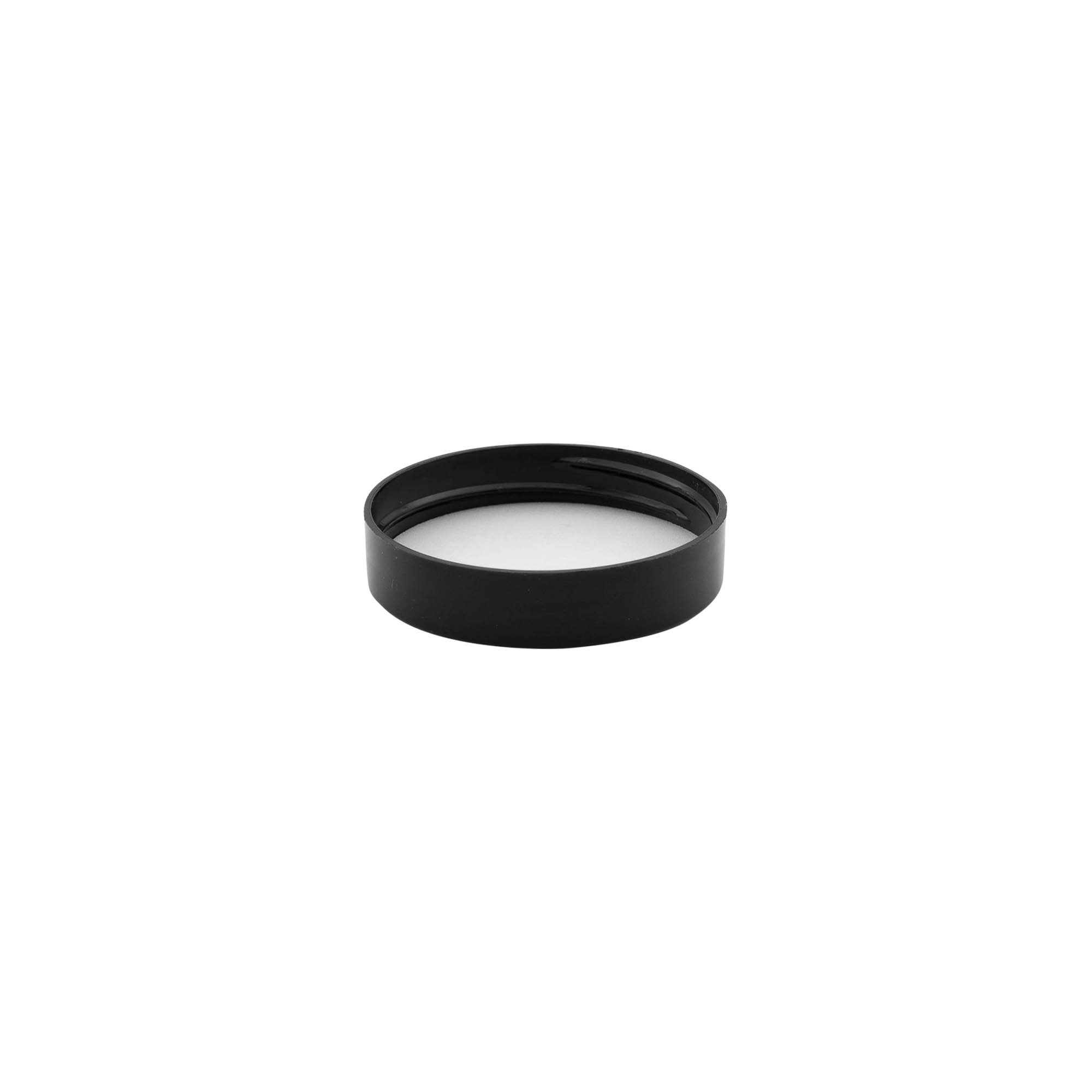 Screw cap, PP plastic, black, for opening: 48/400
