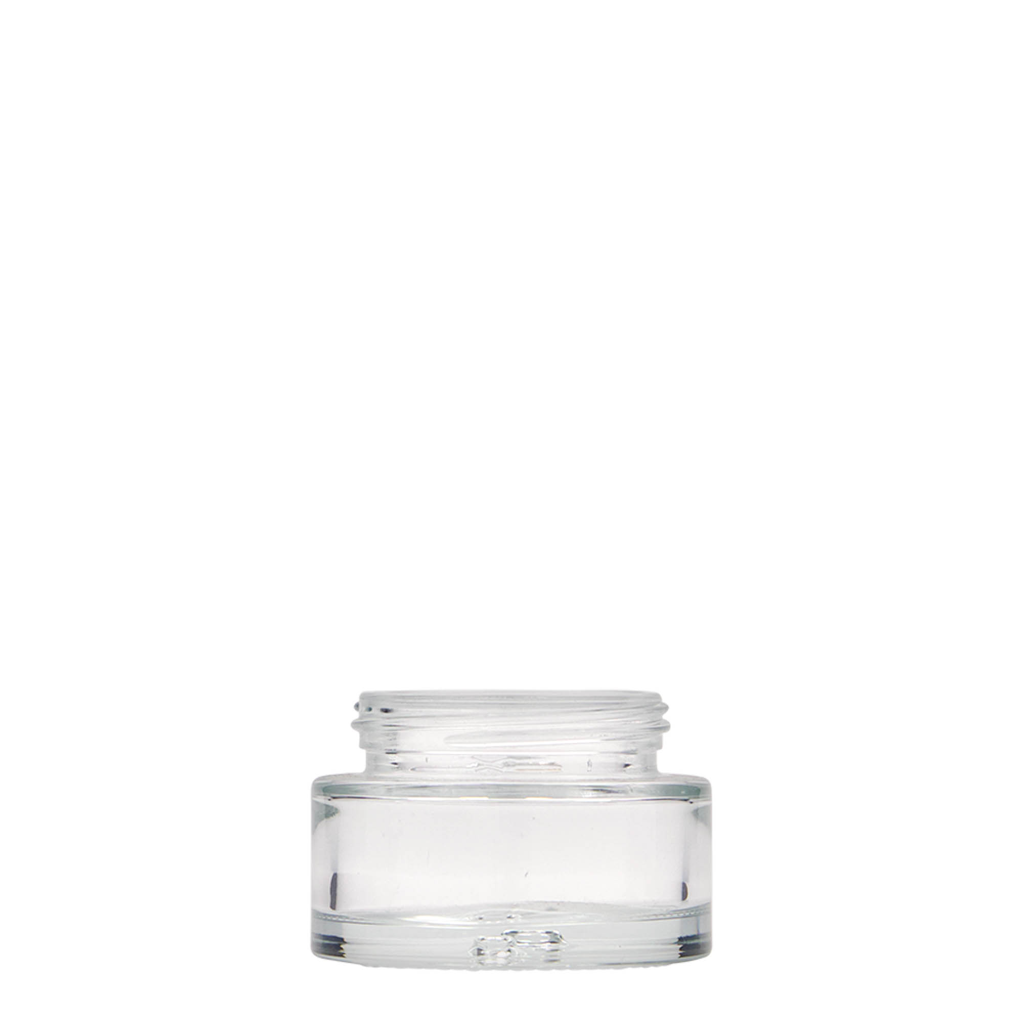 30 ml cosmetic jar 'Clear Edition', glass, closure: screw cap 30 ml cosmetic jar 'Clear Edition', glass, closure: screw cap