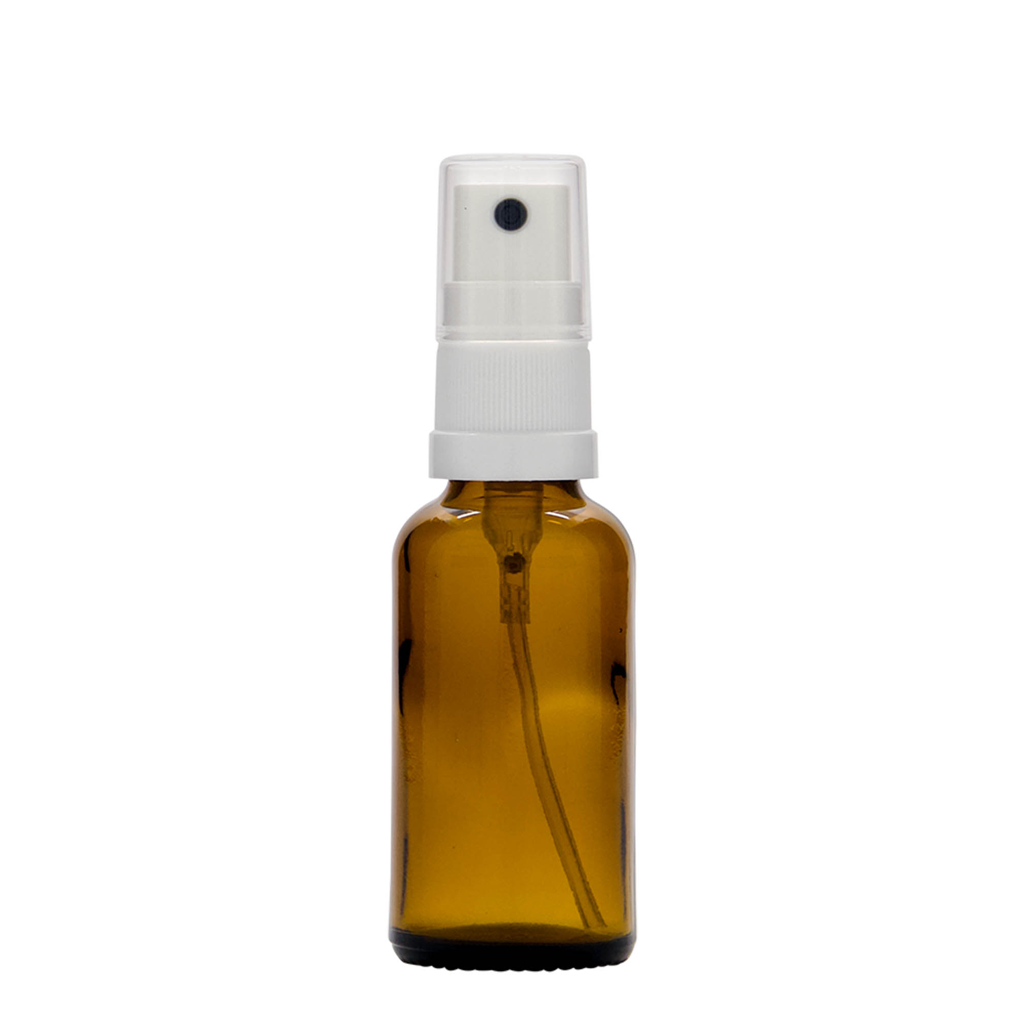 30 ml medicine spray bottle, glass, brown, closure: DIN 18 30 ml medicine spray bottle, glass, brown, closure: DIN 18