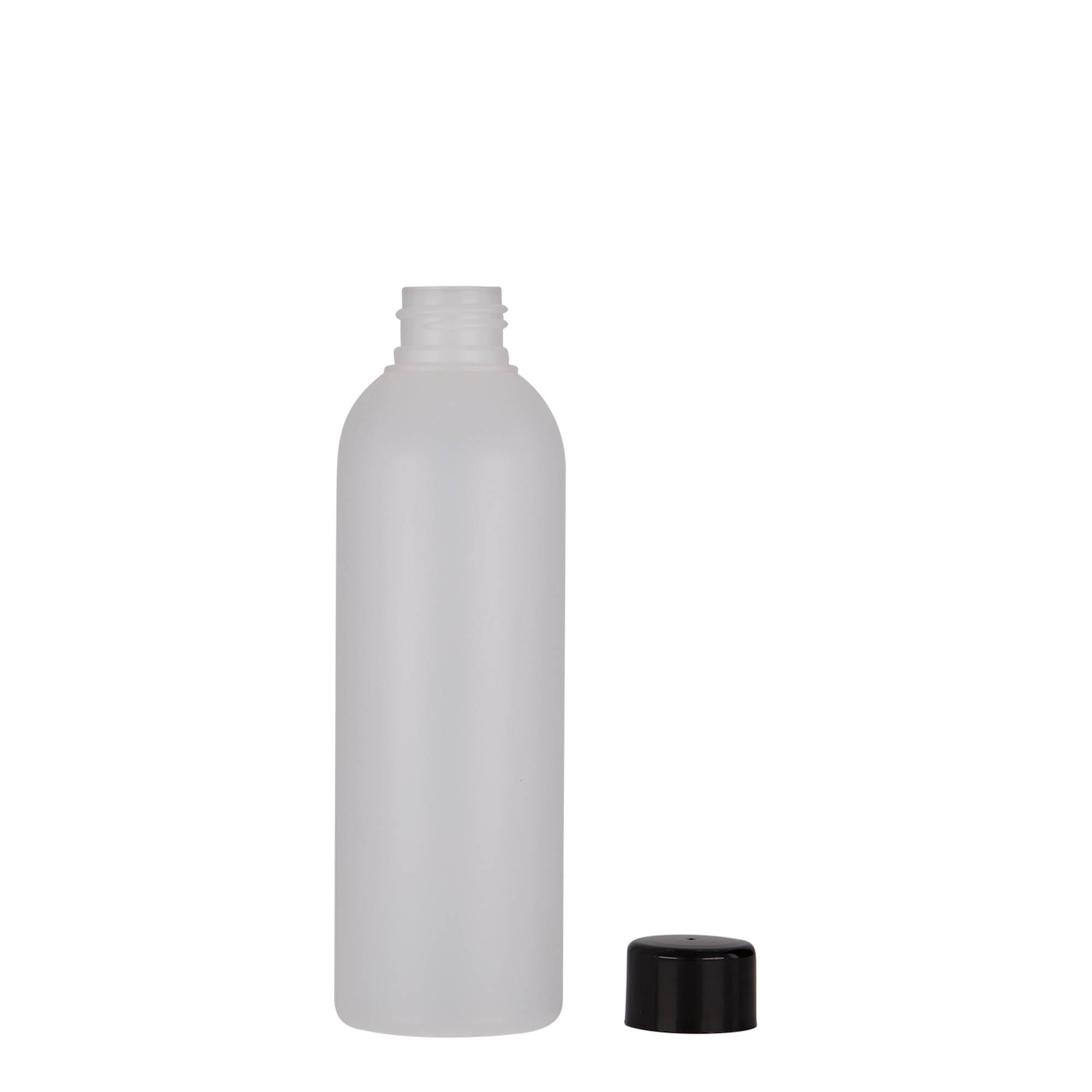 200 ml plastic bottle 'Tuffy', HDPE, natural, opening: 24/410