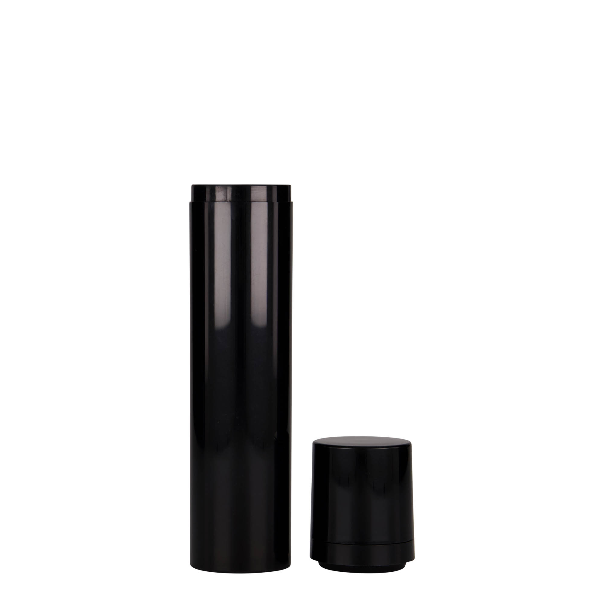 100 ml Airless Dispenser 'Mezzo', black PP plastic