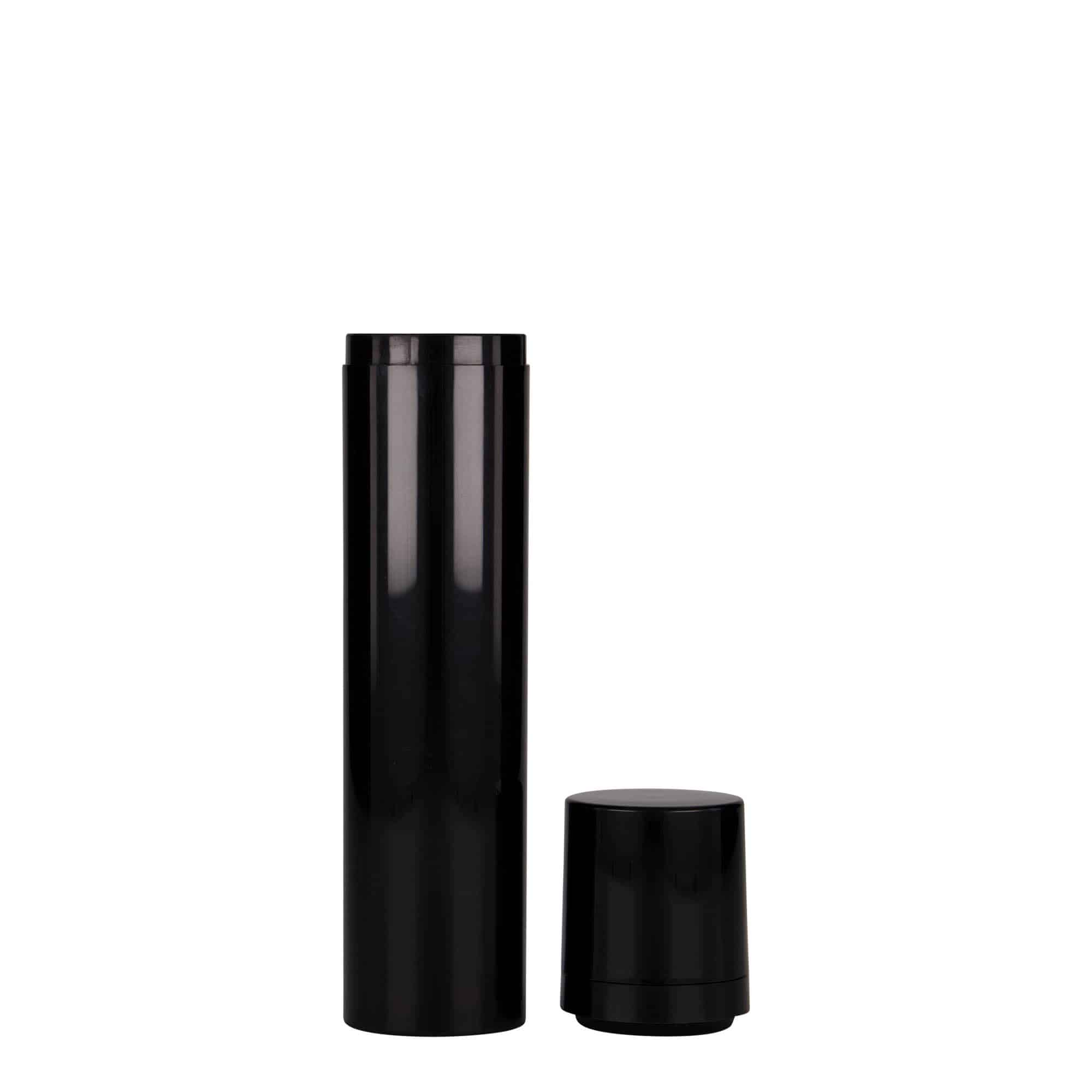 100 ml Airless Dispenser ‘Mezzo’, black PP plastic