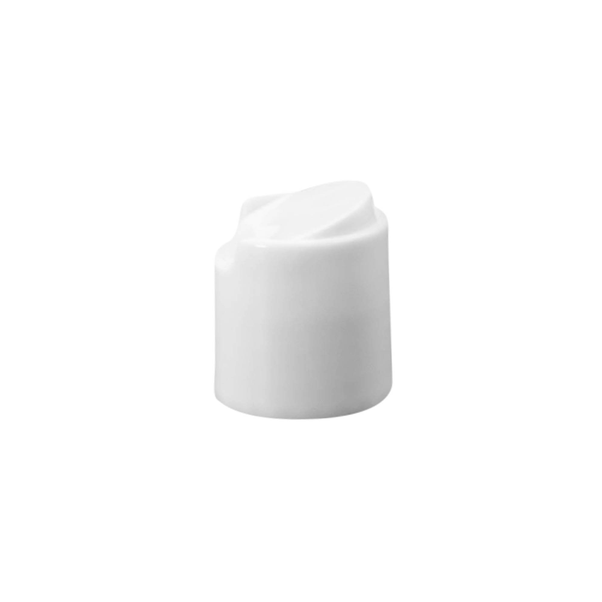 Screw cap Disc Top, PP plastic, white, for opening: 24/410