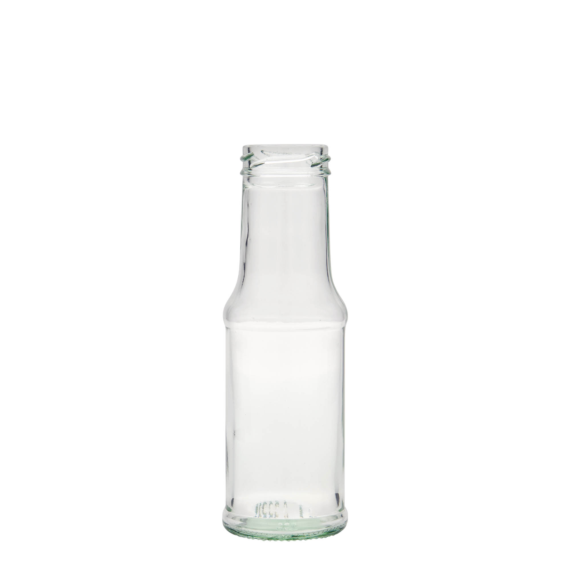 200 ml condiment bottle, glass, closure: twist off (TO 43) 200 ml condiment bottle, glass, closure: twist off (TO 43)