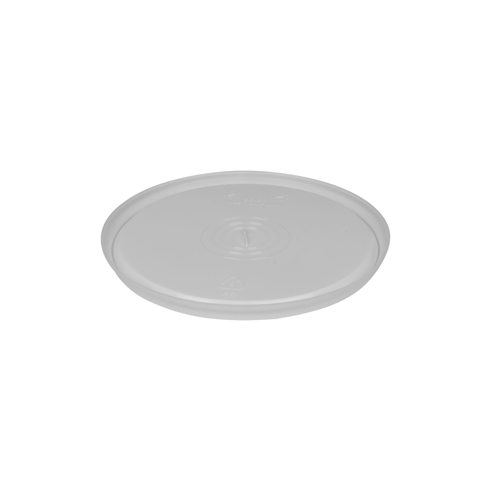 Lid for 1.8 l bucket, PP plastic, white