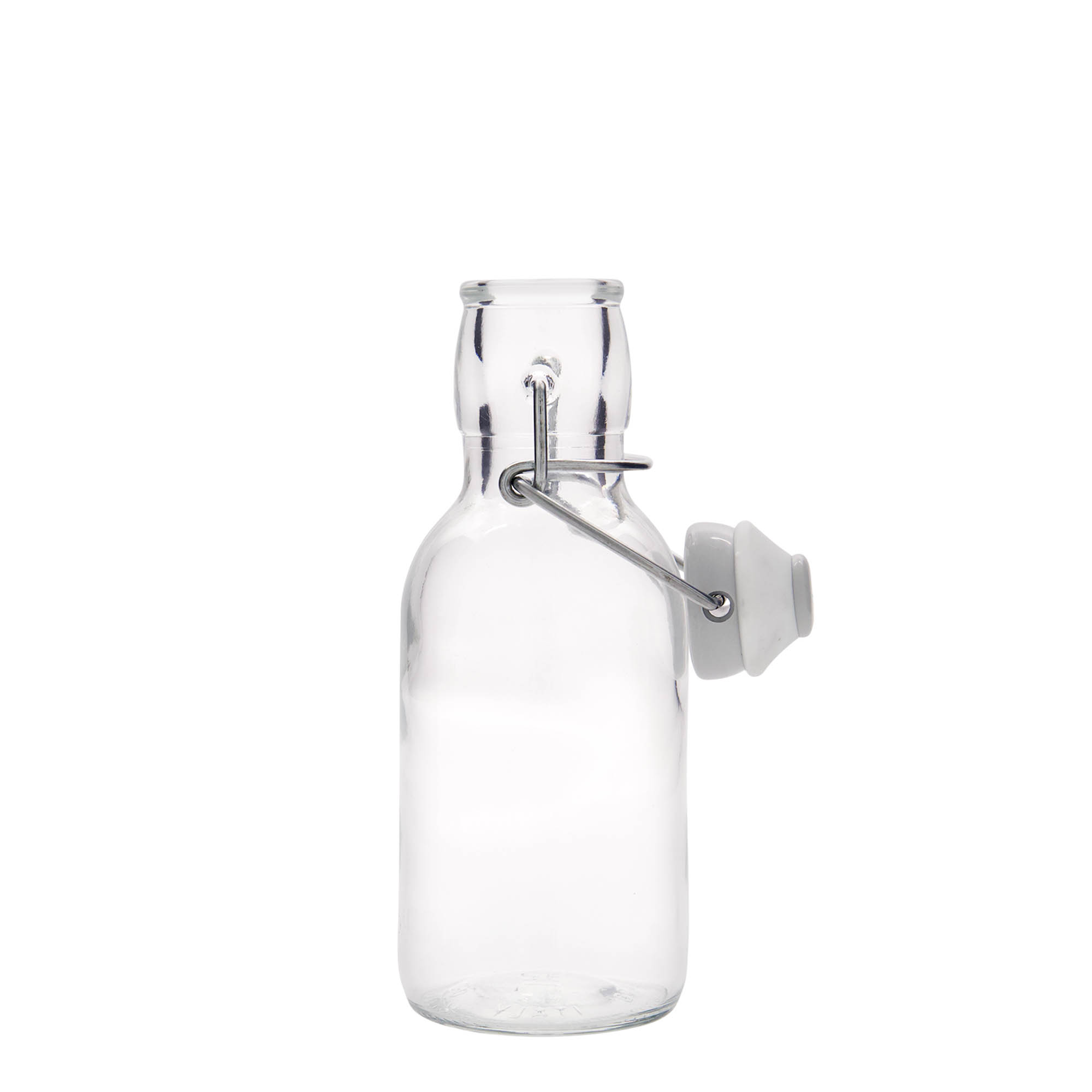250 ml glass bottle 'Emilia', opening: swing top closure