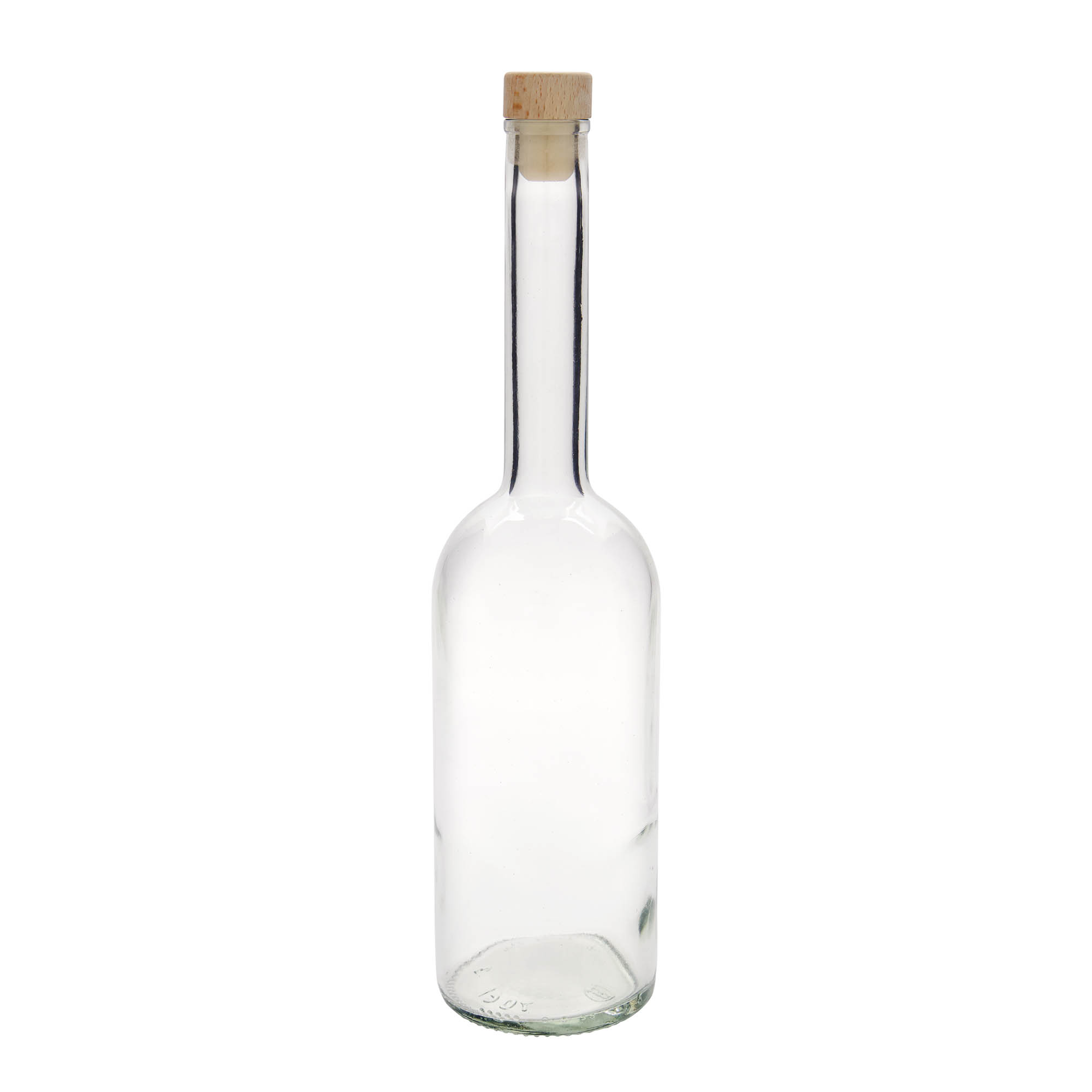 700 ml glass bottle 'Opera', opening: cork 700 ml glass bottle 'Opera', opening: cork