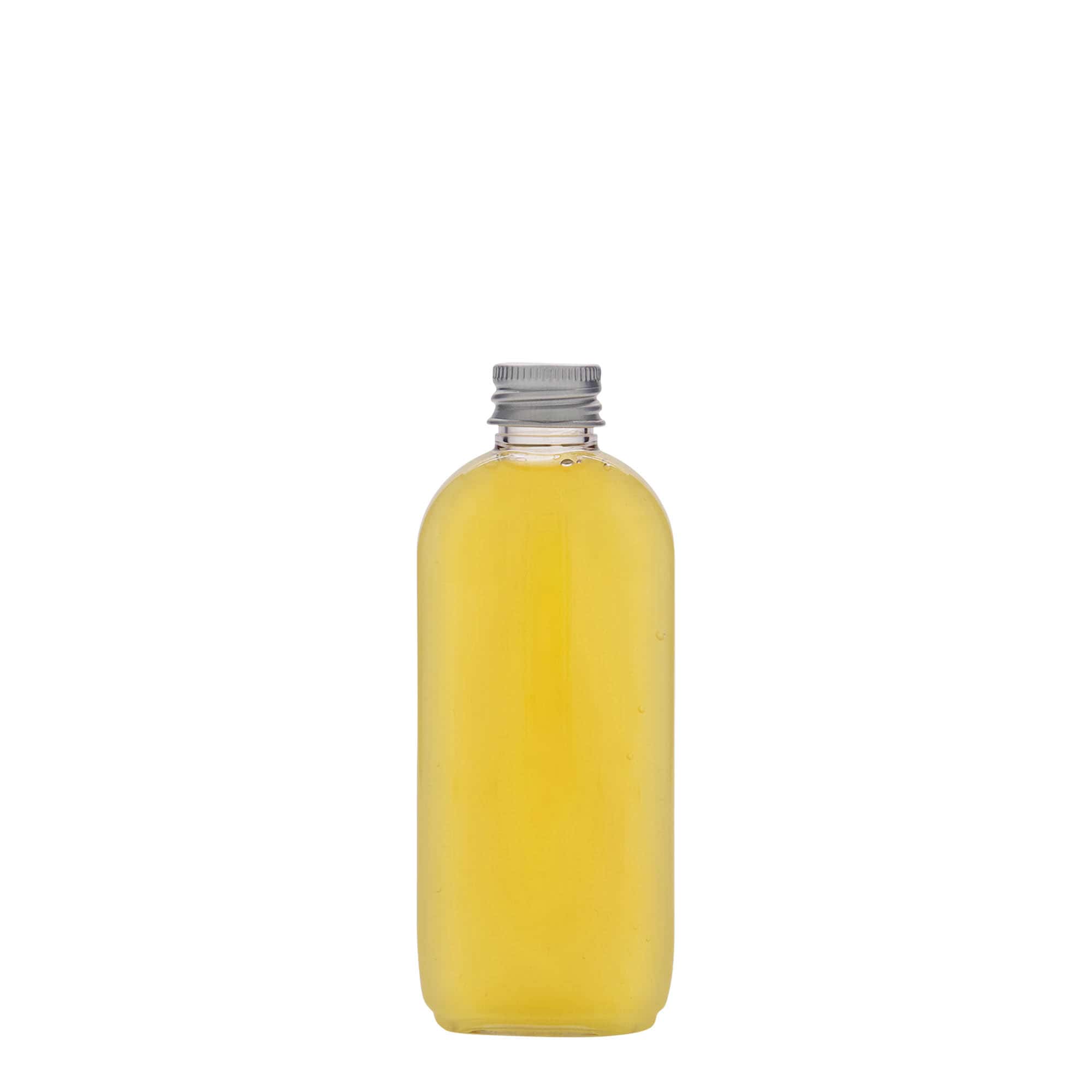 100 ml PET bottle ‘Iris’, oval, plastic, opening: 20/410