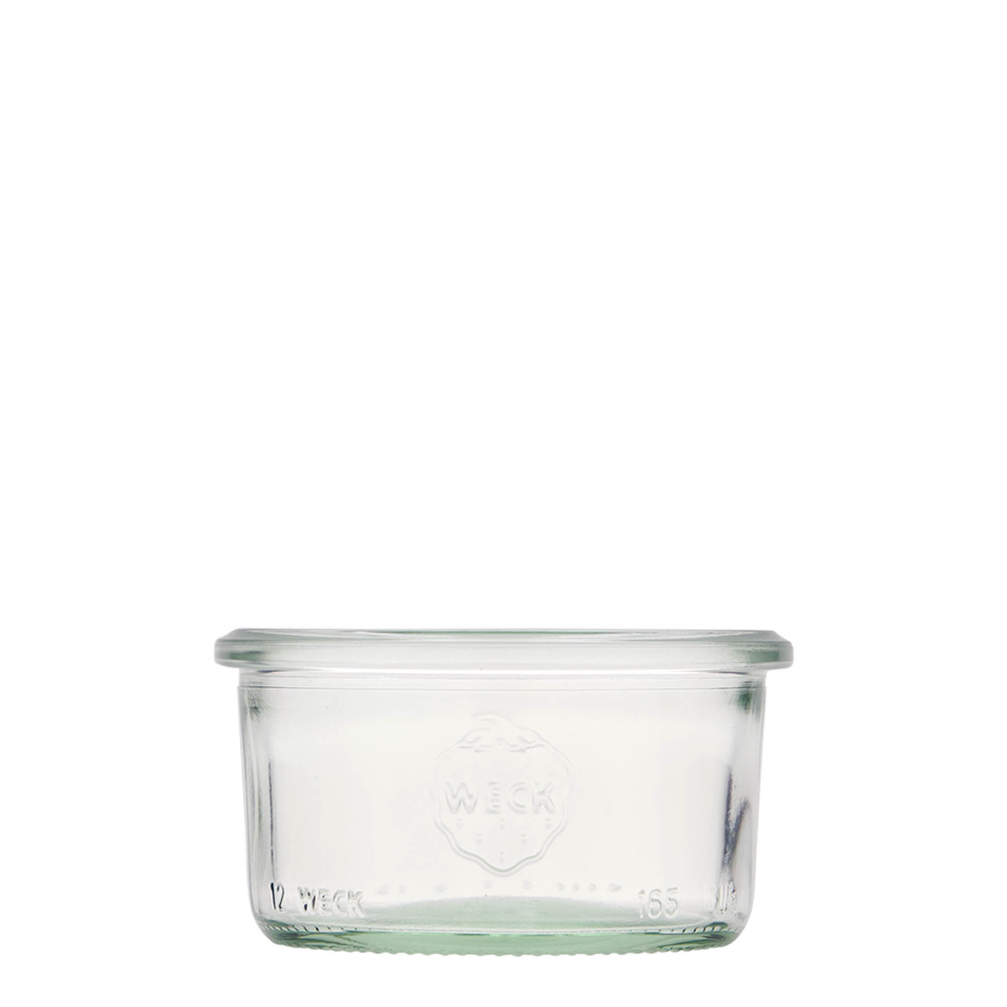 165 ml WECK inverted glass, opening: round rim 165 ml WECK inverted glass, opening: round rim