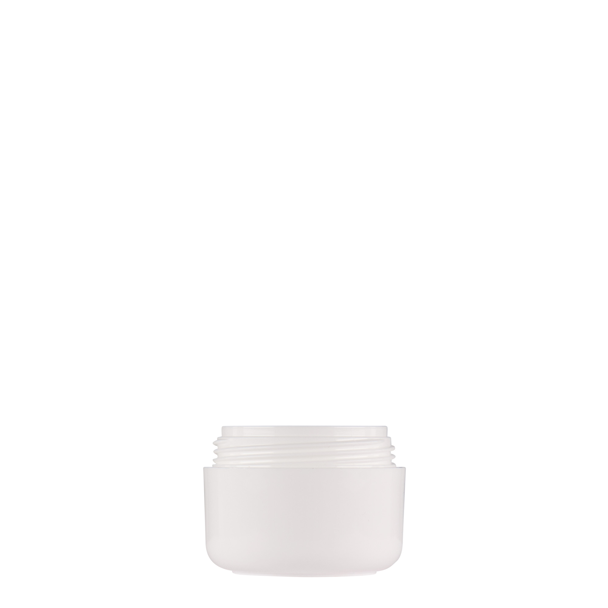 15 ml plastic jar 'Bianca', PP, white, opening: screw cap