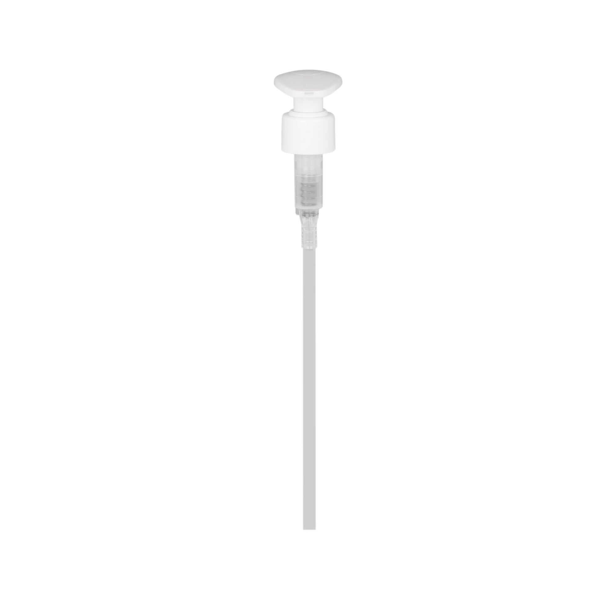 Screw cap with dispenser pump, PP plastic, white, for opening: 24/410 Screw cap with dispenser pump, PP plastic, white, for opening: 24/410