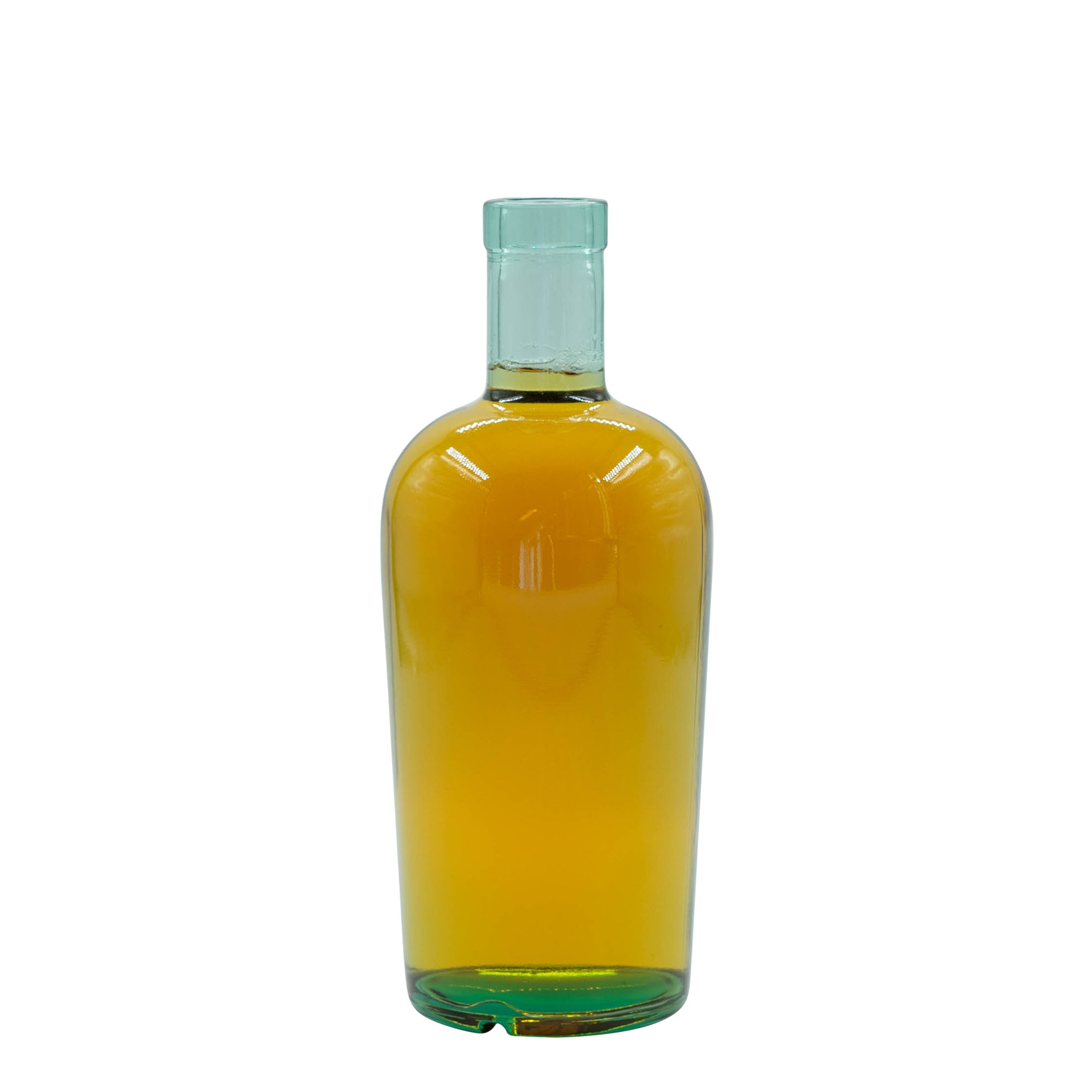 700 ml glass bottle 'Teo Light', mouth: cork