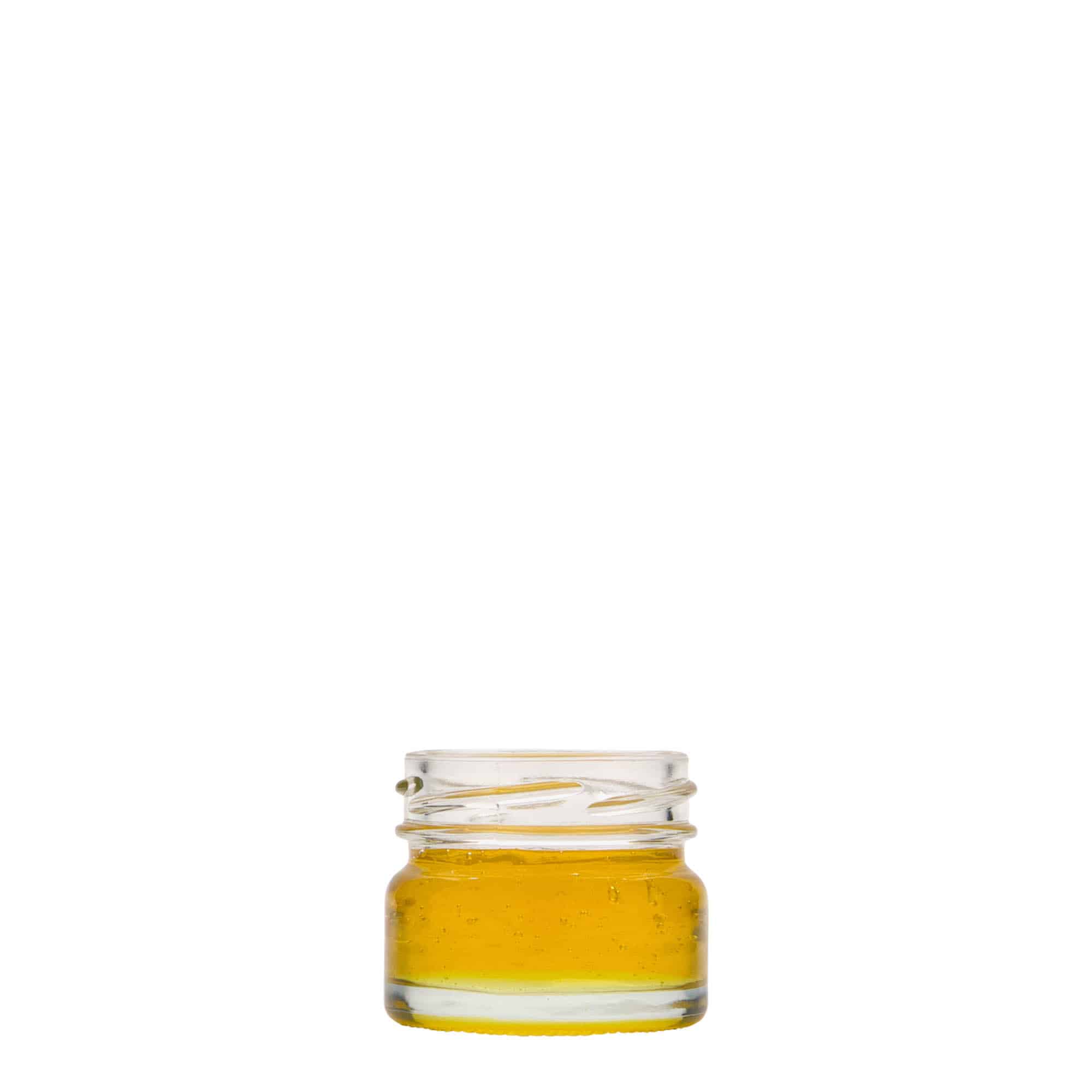 30 ml flat round glass, opening: Twist-off (TO 43)