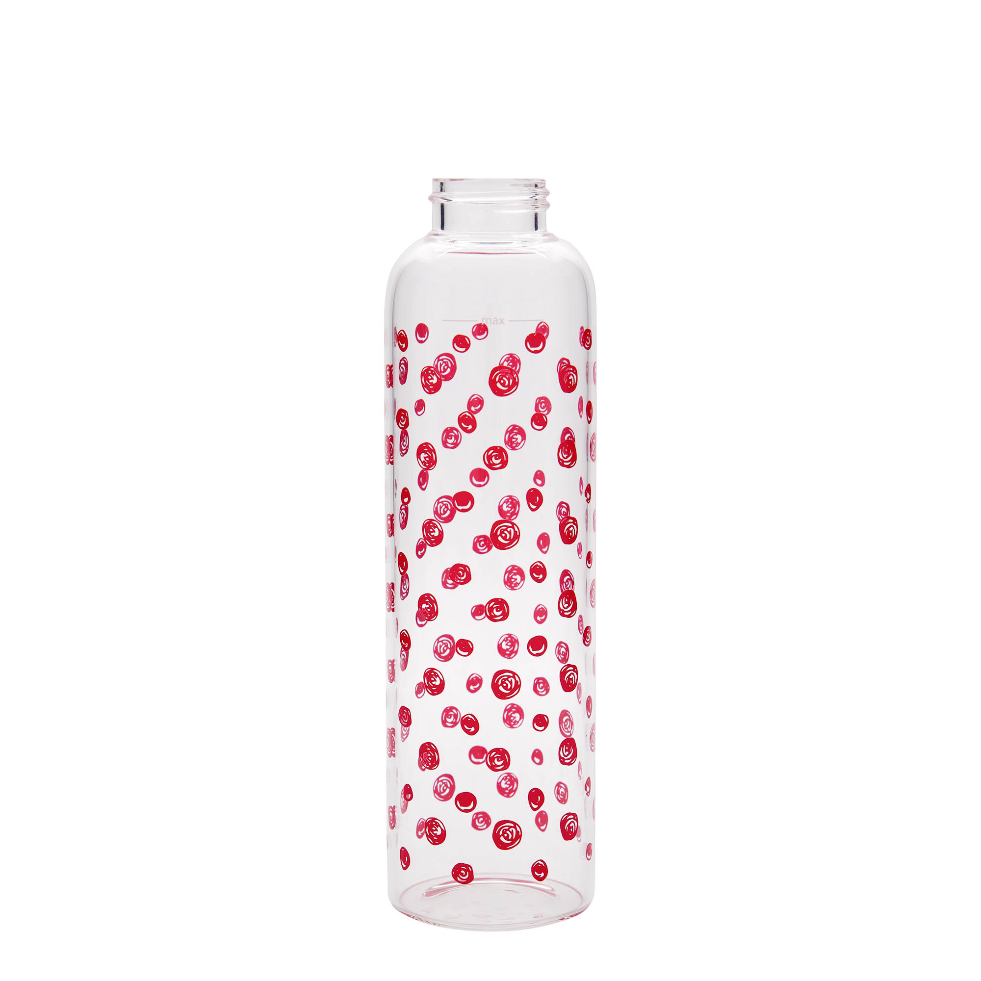 500 ml drinking bottle 'Perseus - Red Dots', opening: screw cap 500 ml drinking bottle 'Perseus - Red Dots', opening: screw cap