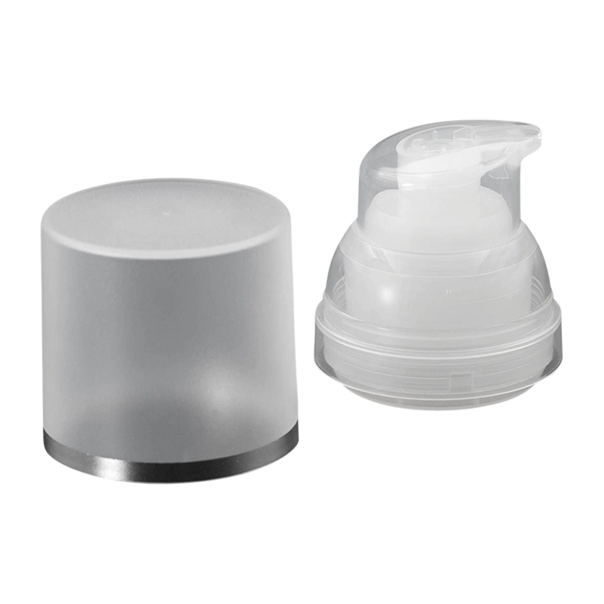 Airless Dispenser Pump Head 'Mezzo', PP Plastic, natural Airless Dispenser Pump Head 'Mezzo', PP Plastic, natural