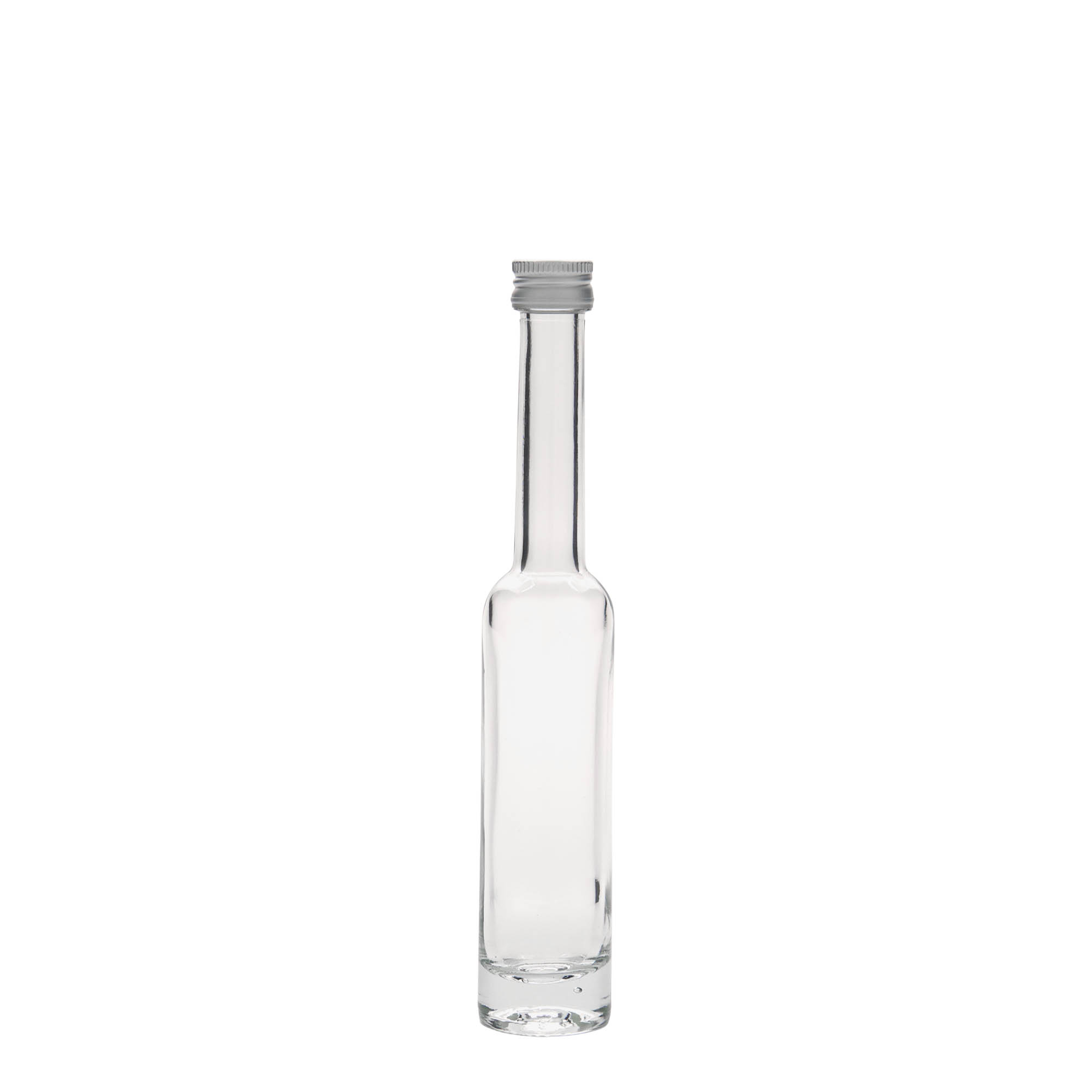 40 ml glass bottle 'Platina', opening: PP 18 40 ml glass bottle 'Platina', opening: PP 18