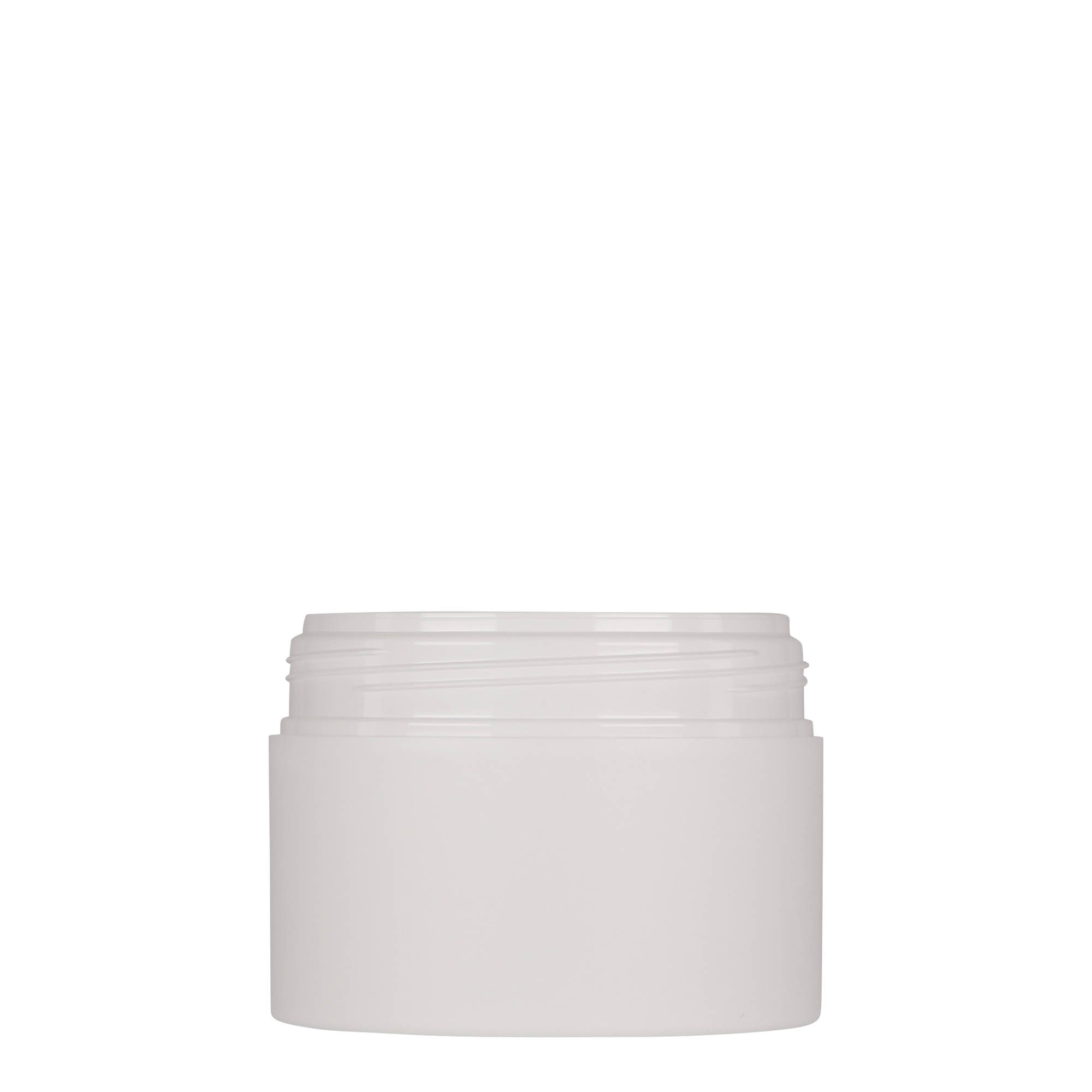150 ml plastic jar 'Antonella', PP, white, closure: screw cap 150 ml plastic jar 'Antonella', PP, white, closure: screw cap