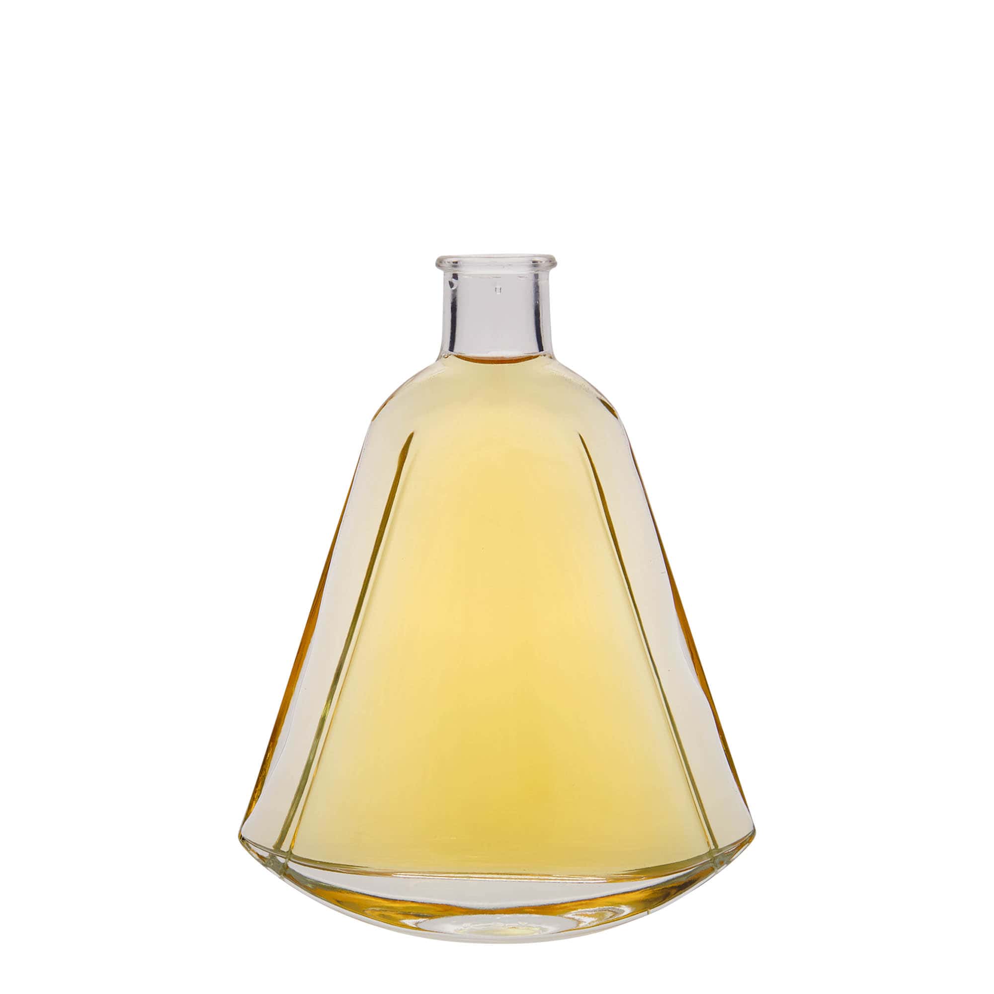 200 ml glass bottle ‘Maurizio’, oval, opening: cork