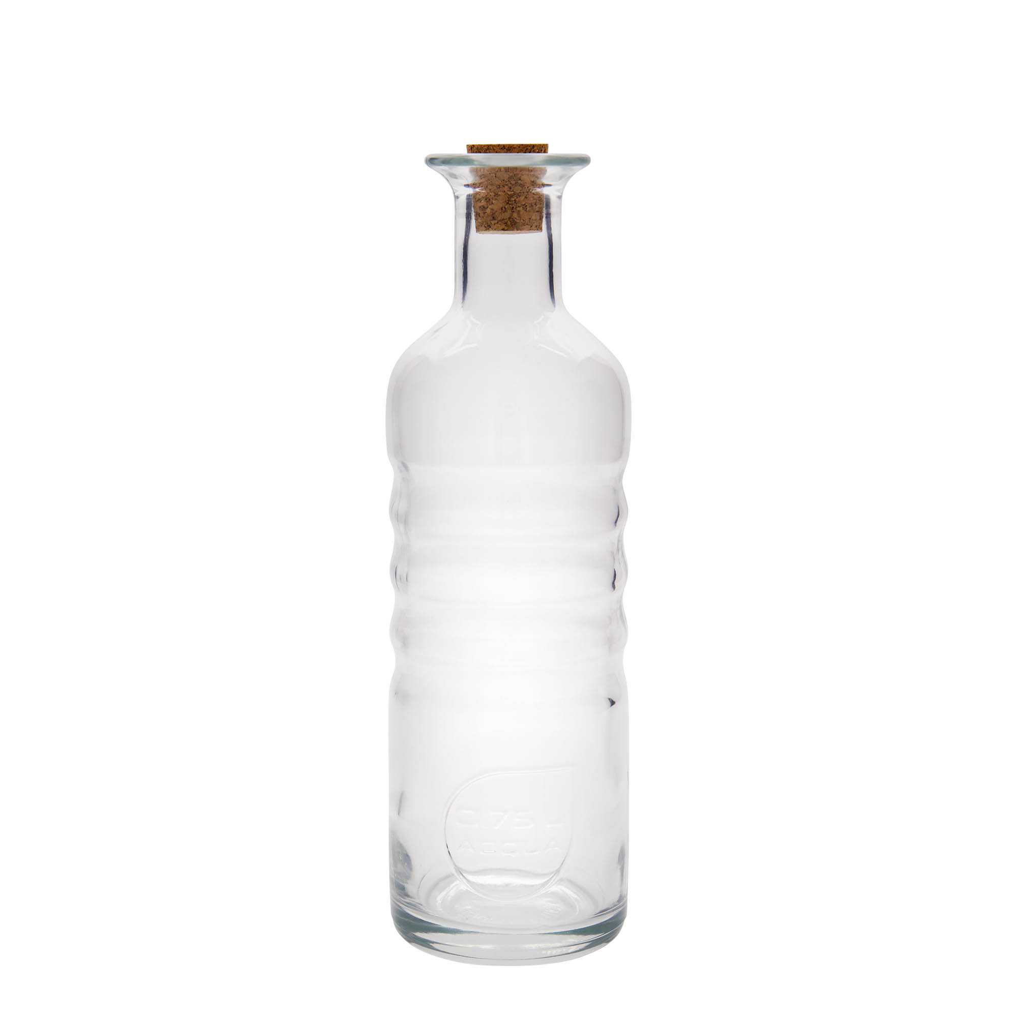 750 ml glass bottle 'Optima Acqua', mouth: cork