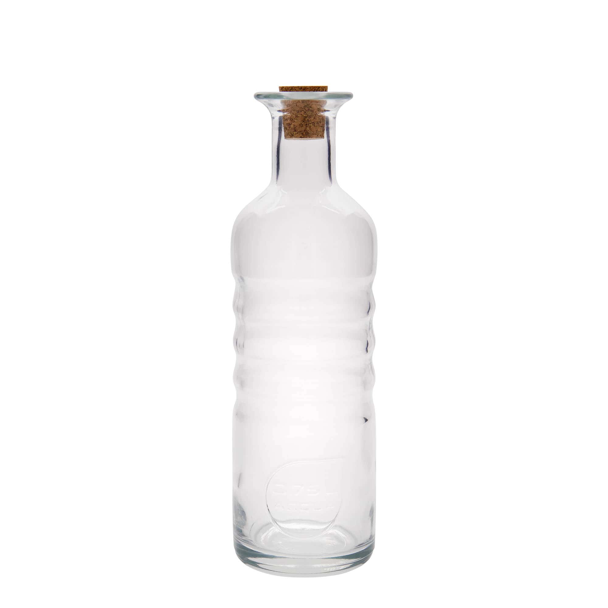 750 ml glass bottle ‘Optima Acqua’, mouth: cork