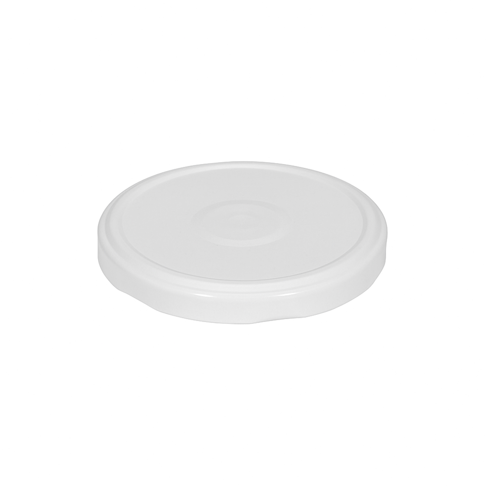 Twist off lid, tinplate, white, for opening: TO 100 Twist off lid, tinplate, white, for opening: TO 100