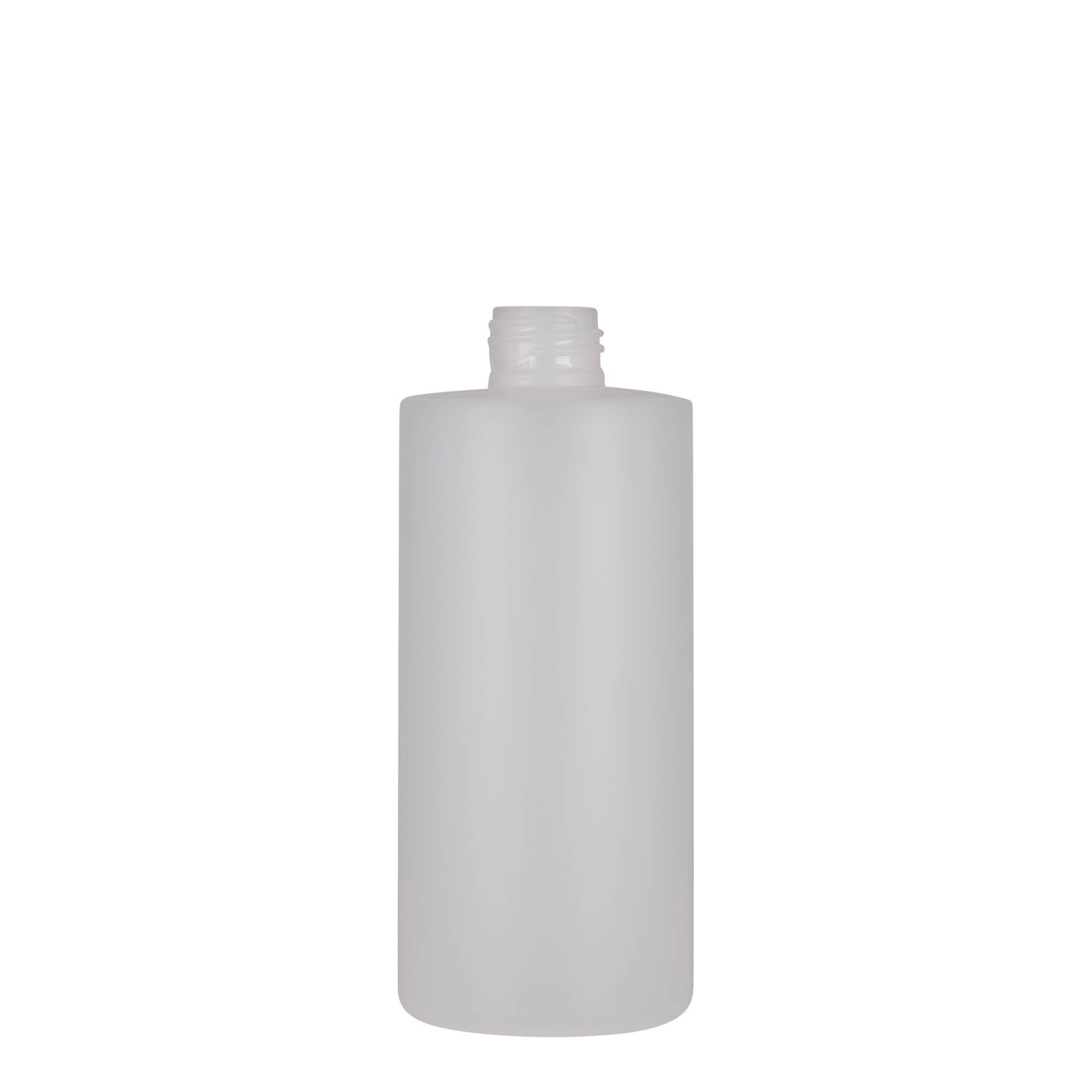 300 ml plastic bottle 'Pipe', HDPE, white, closure: GPI 24/410 300 ml plastic bottle 'Pipe', HDPE, white, closure: GPI 24/410